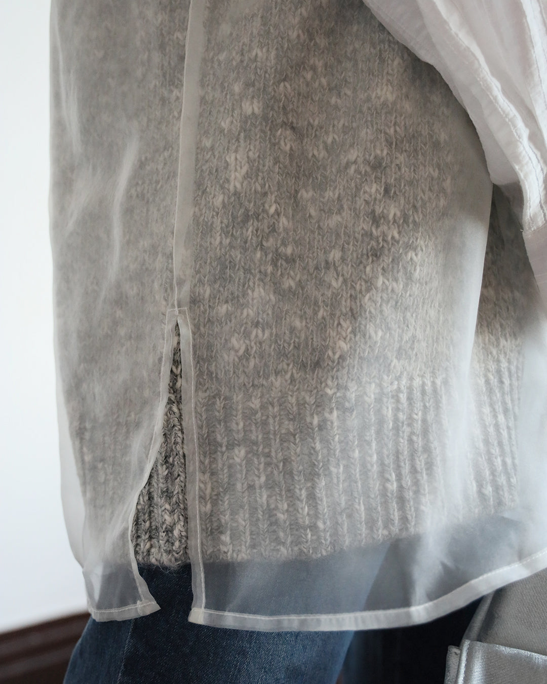 Japan Brand - Mesh Layer Knit Vest (2 Colors)