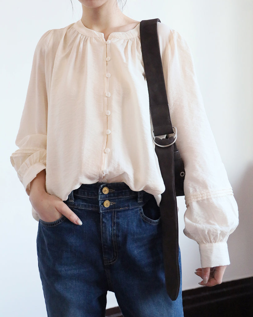 Pintuck Details Blouse