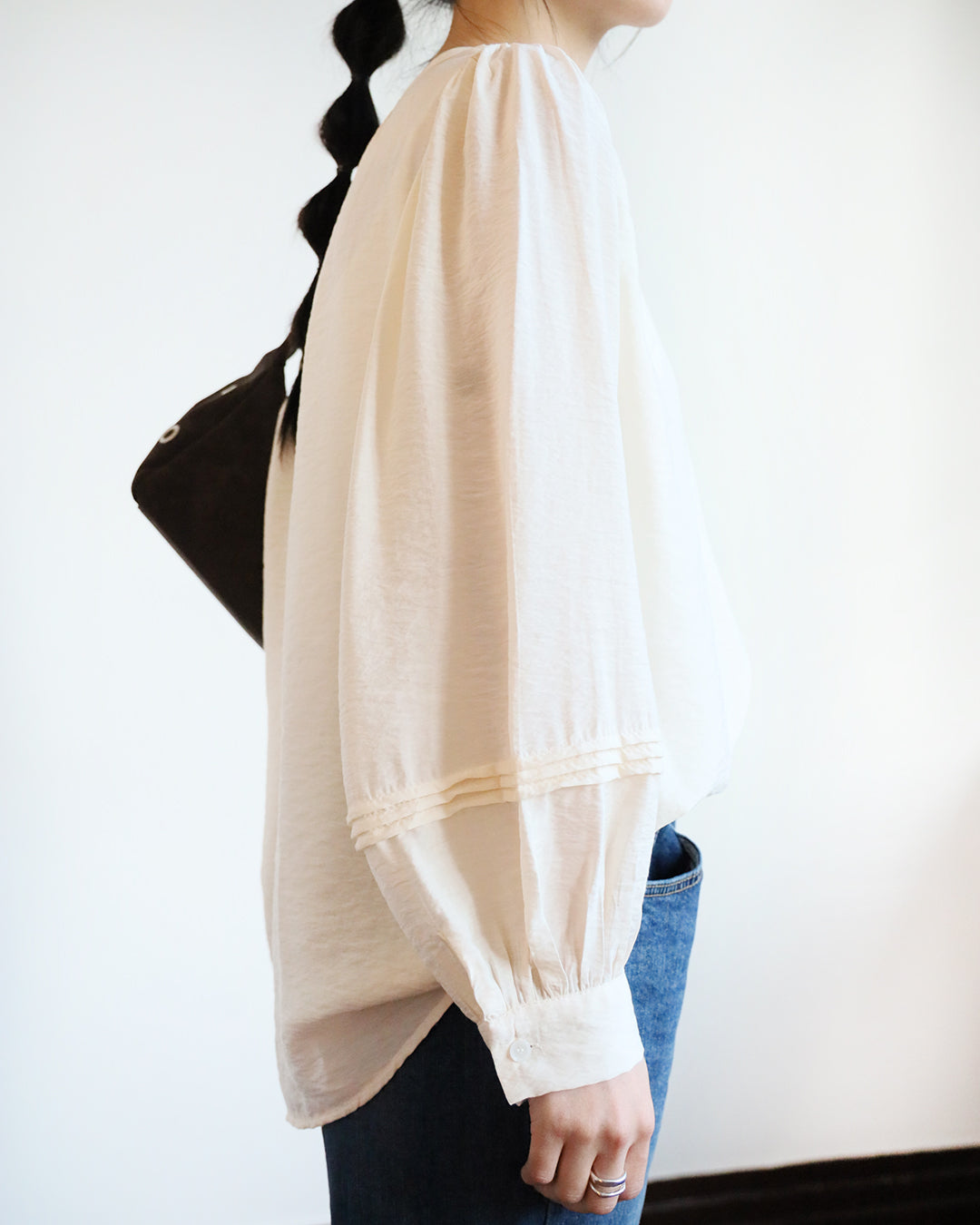 Pintuck Details Blouse