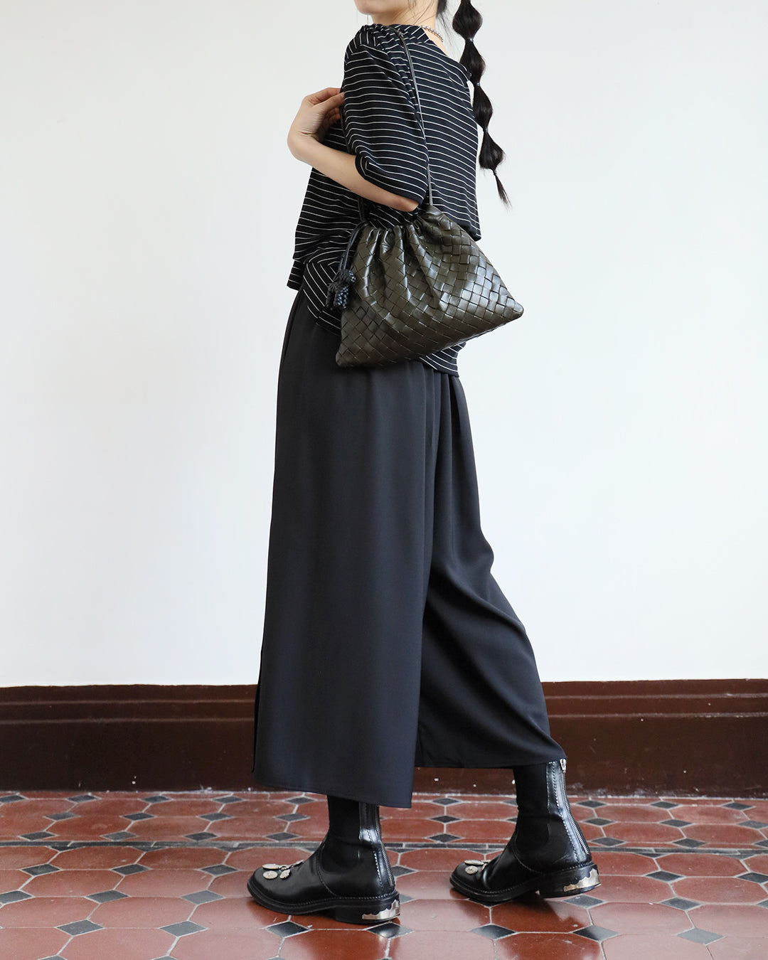 Side Split Cropped Culottes (2 colors)