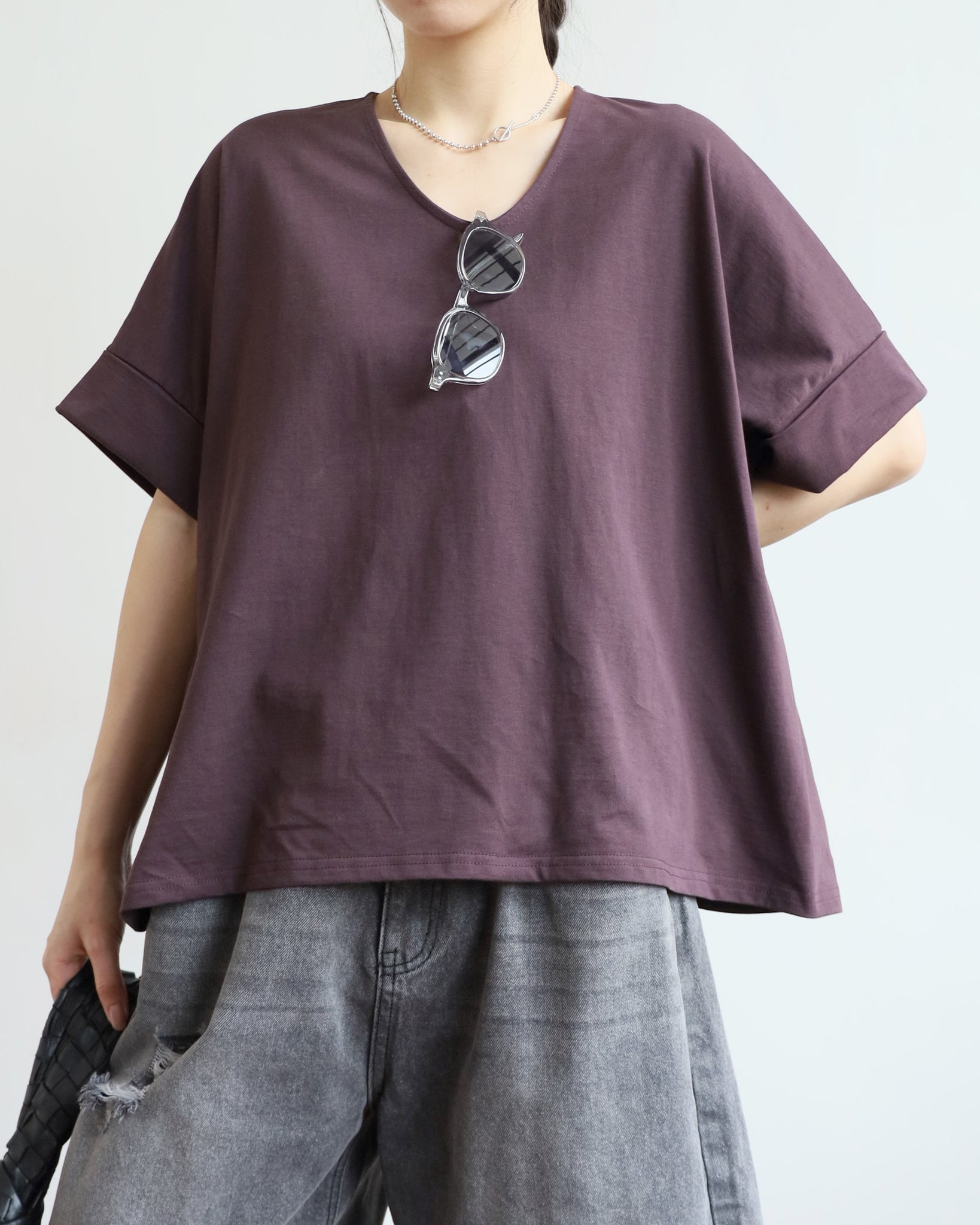 The Structured Cuffed Tee (3 colors)