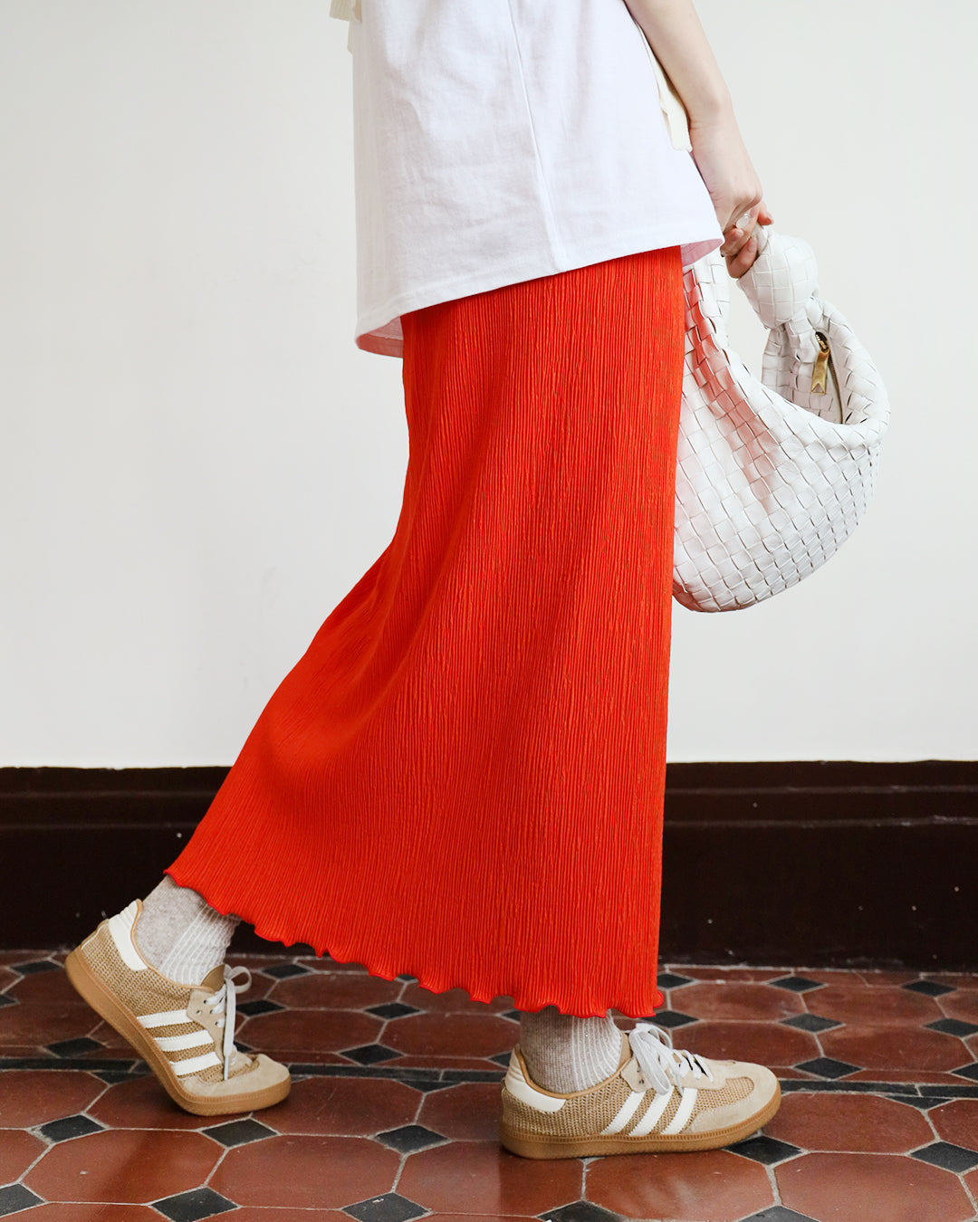 Pleated Pencil Skirt (4 colors)