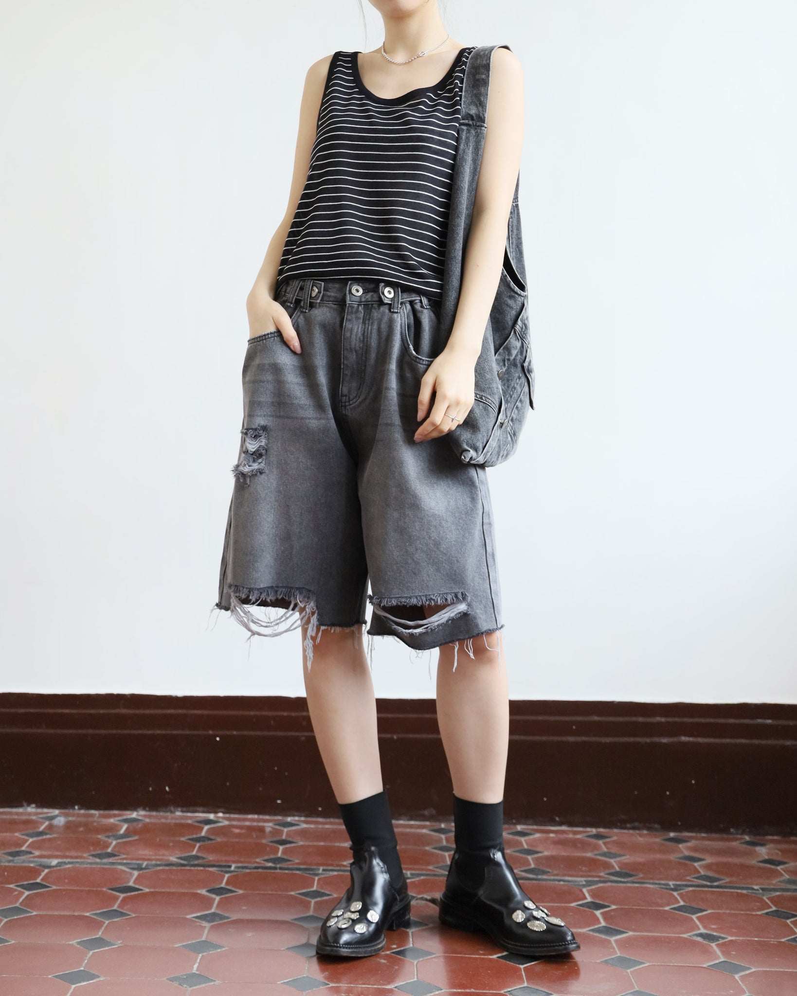 *Comfy Striped Vest (2 colors)