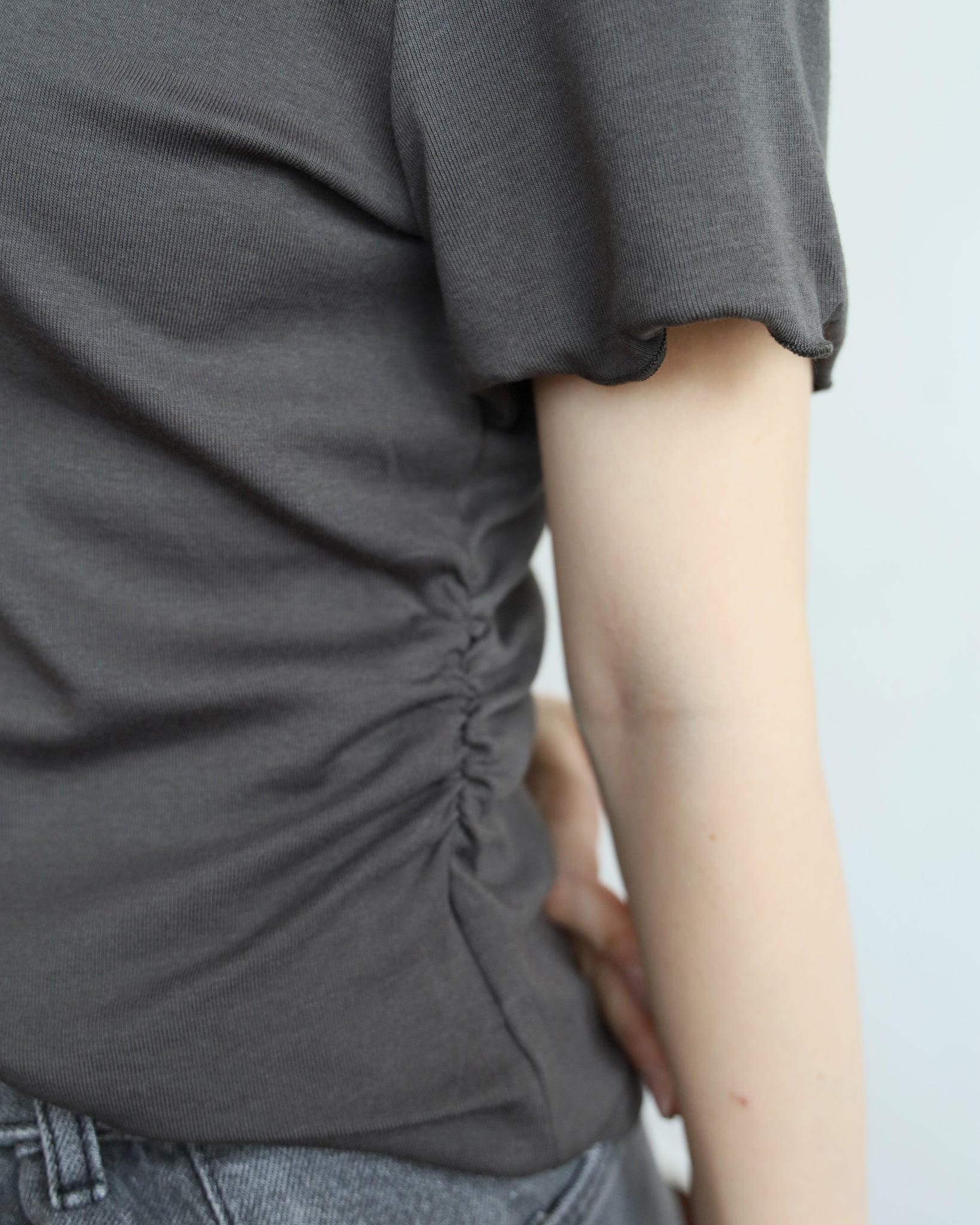 Mesh Trim Henley Top (4 colors)