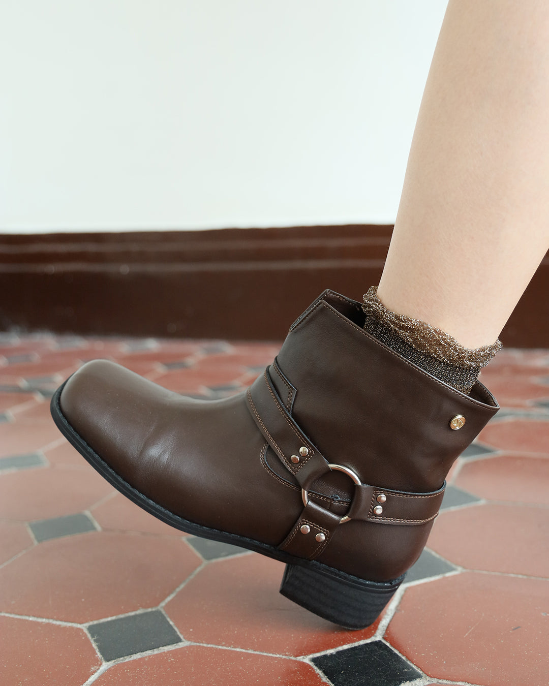 Buckle Biker Boots (Size 36-40)