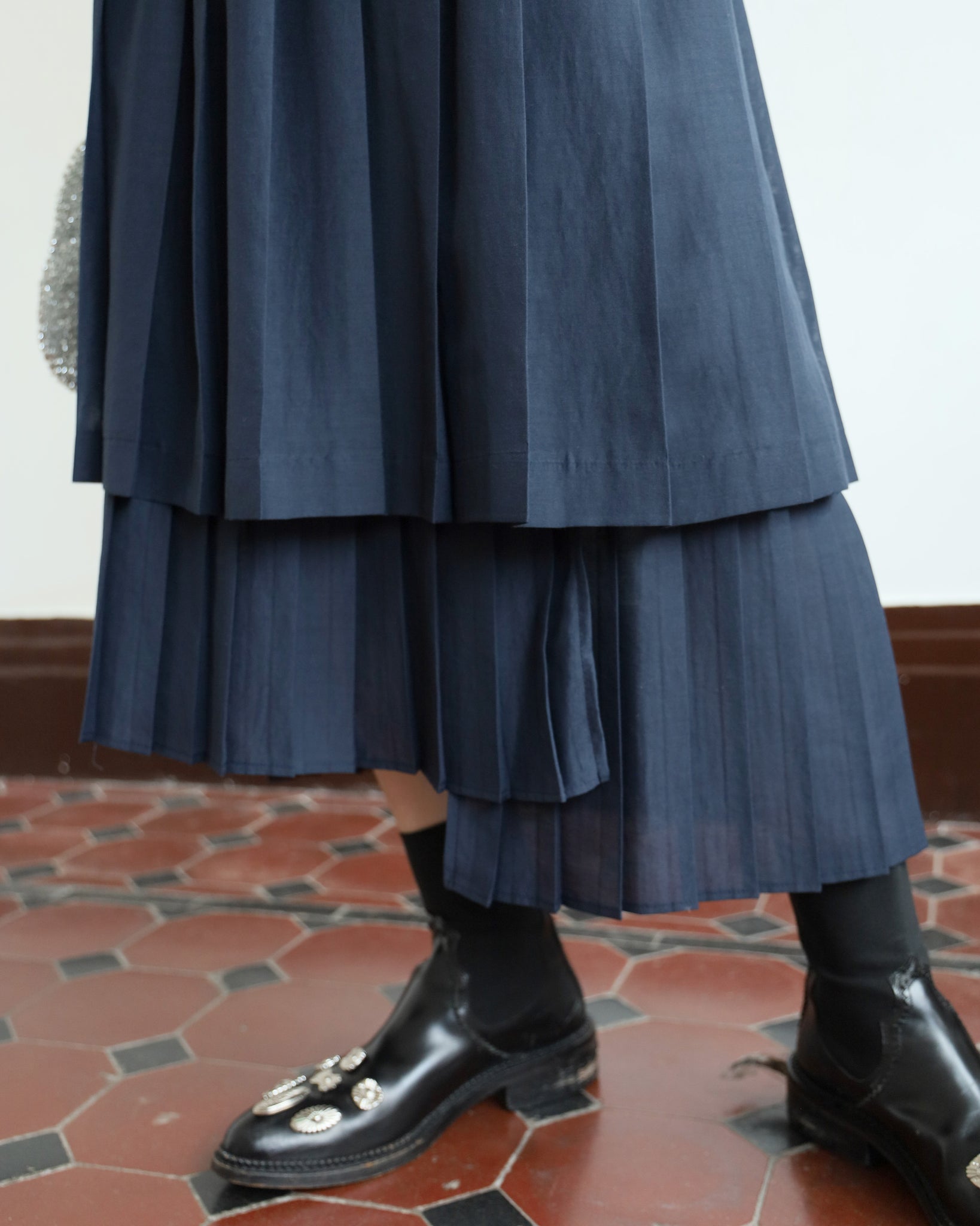 Pleated Layer Skirt