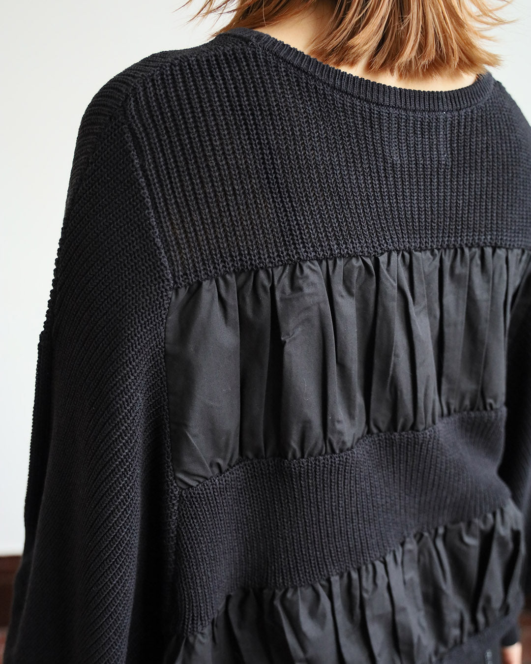 Fabric Mix Knitwear (2 color)
