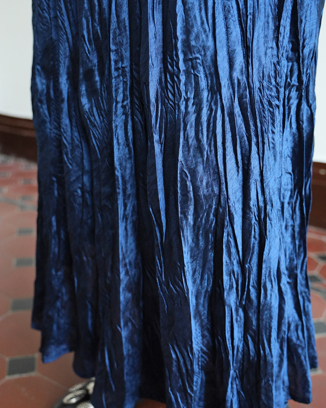 Silky Crinkle Skirt (4 color)