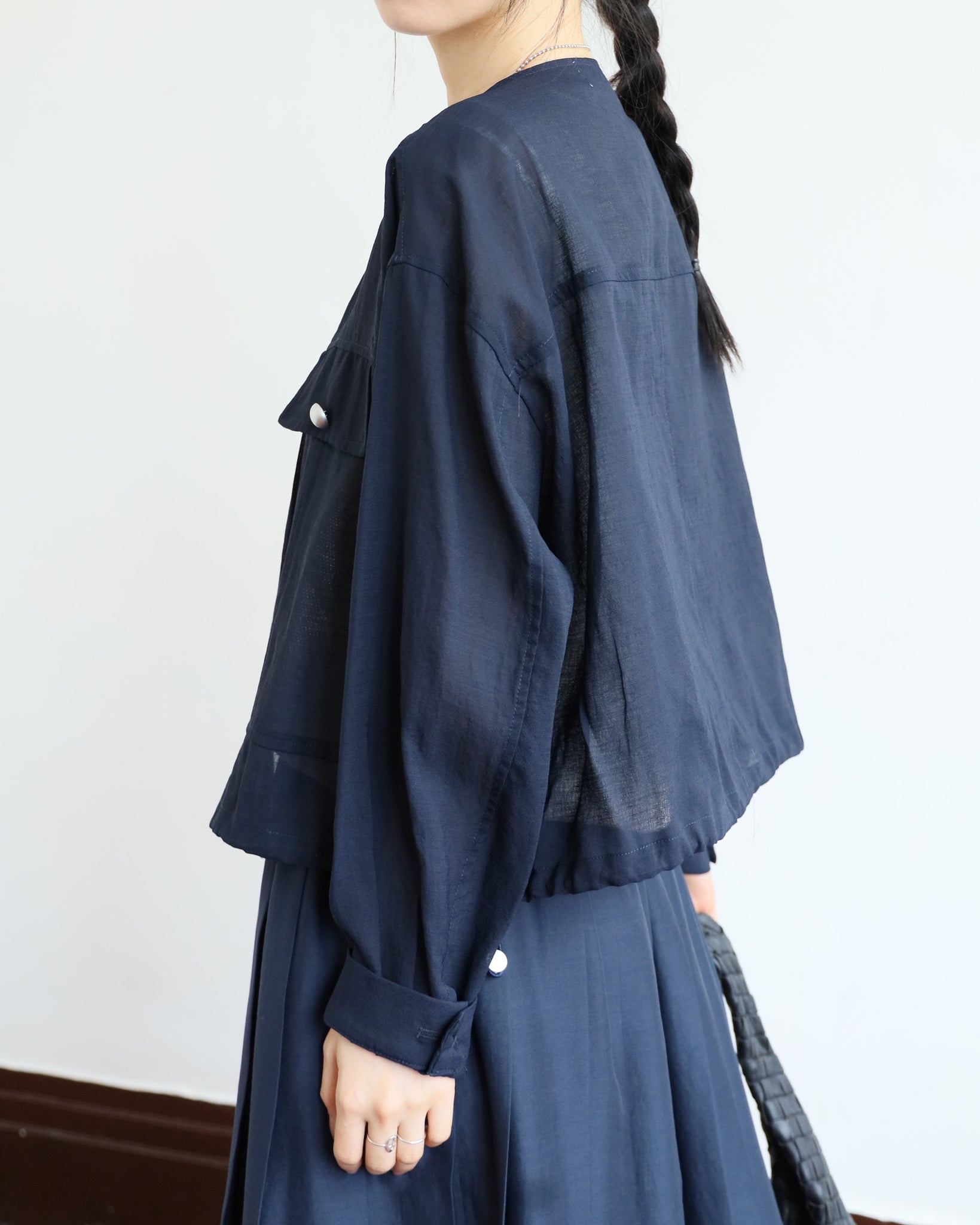 Mesh Drawstring Outer (3 colors)