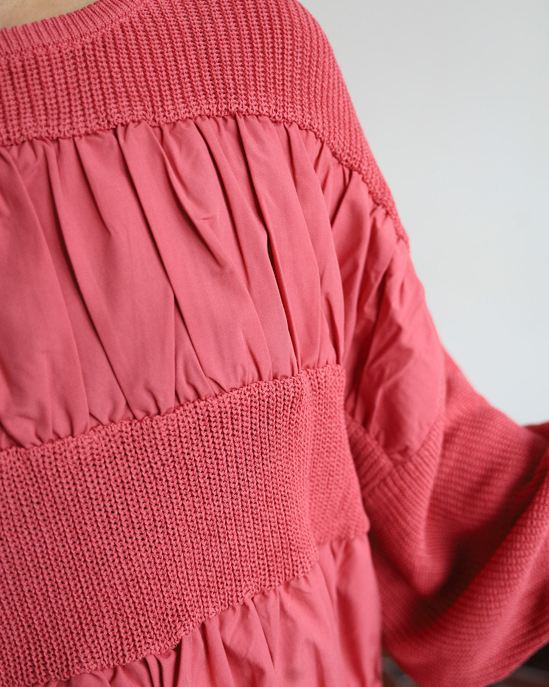 Fabric Mix Knitwear (2 color)