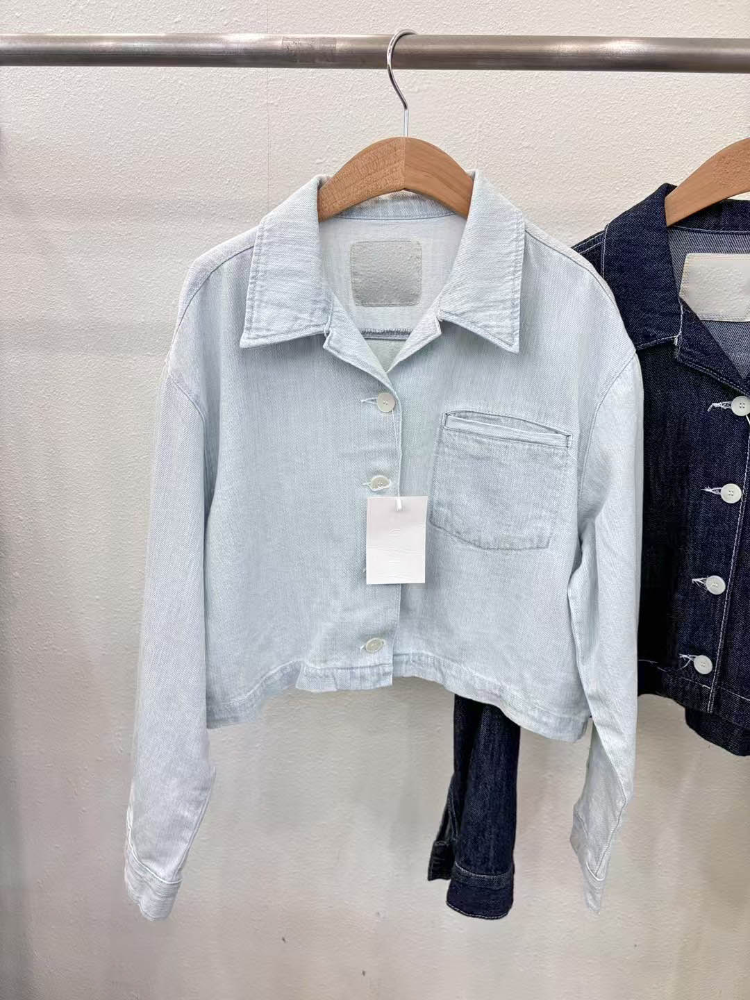 Ultra Soft Denim Jacket (2 Color)