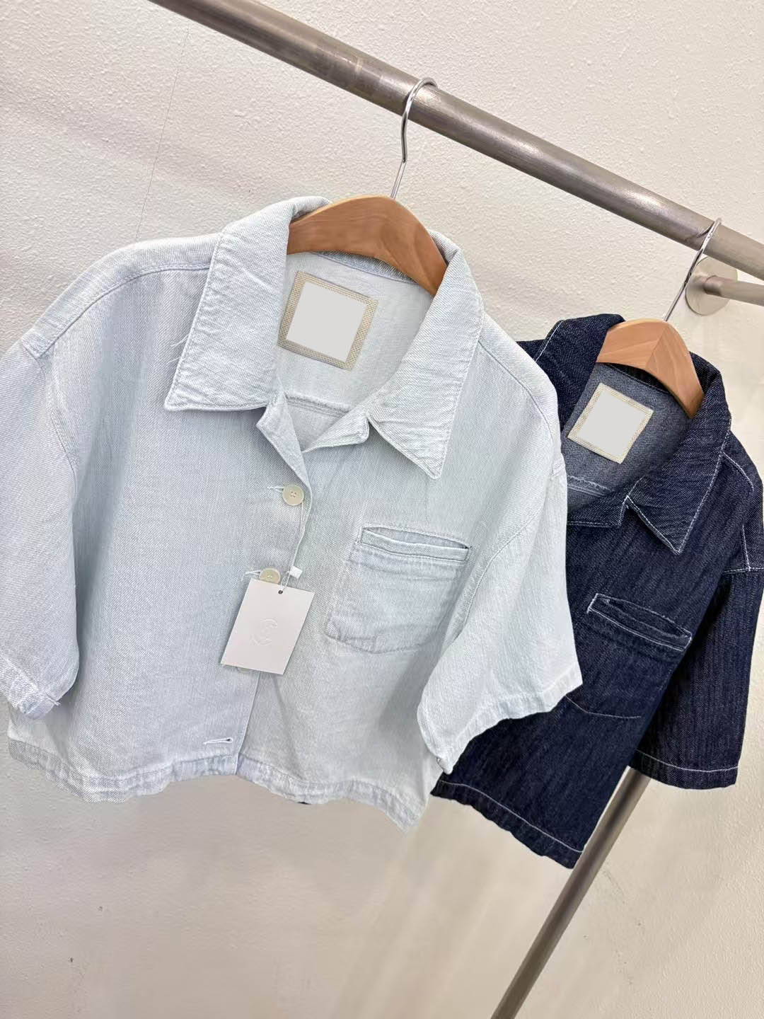Ultra Soft Denim Shirt (2 Color)