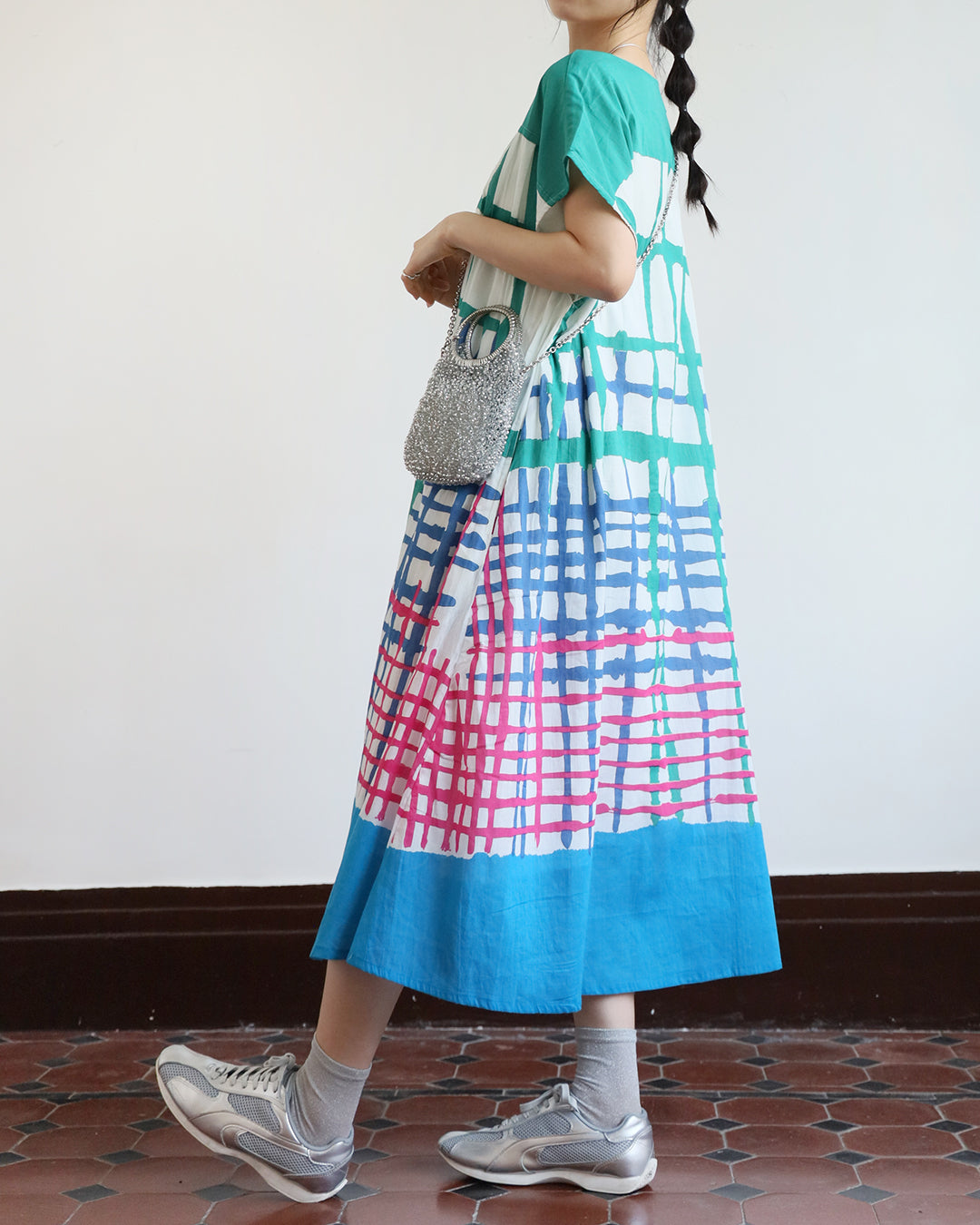 JAPAN BRAND - Checker Cotton Dress