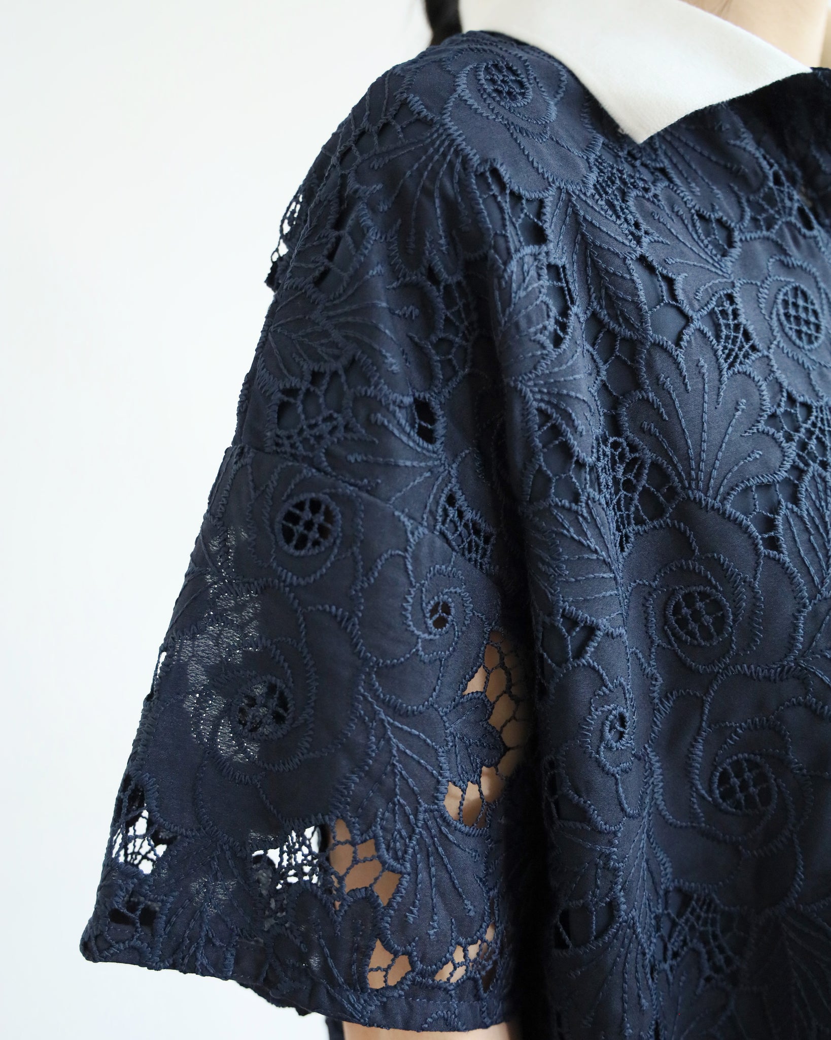 Lace Polo Shirt