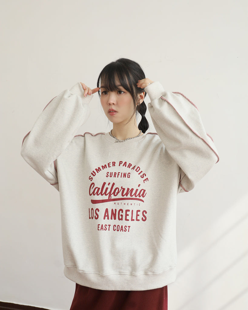 Contrast Stitch Sweatshirt