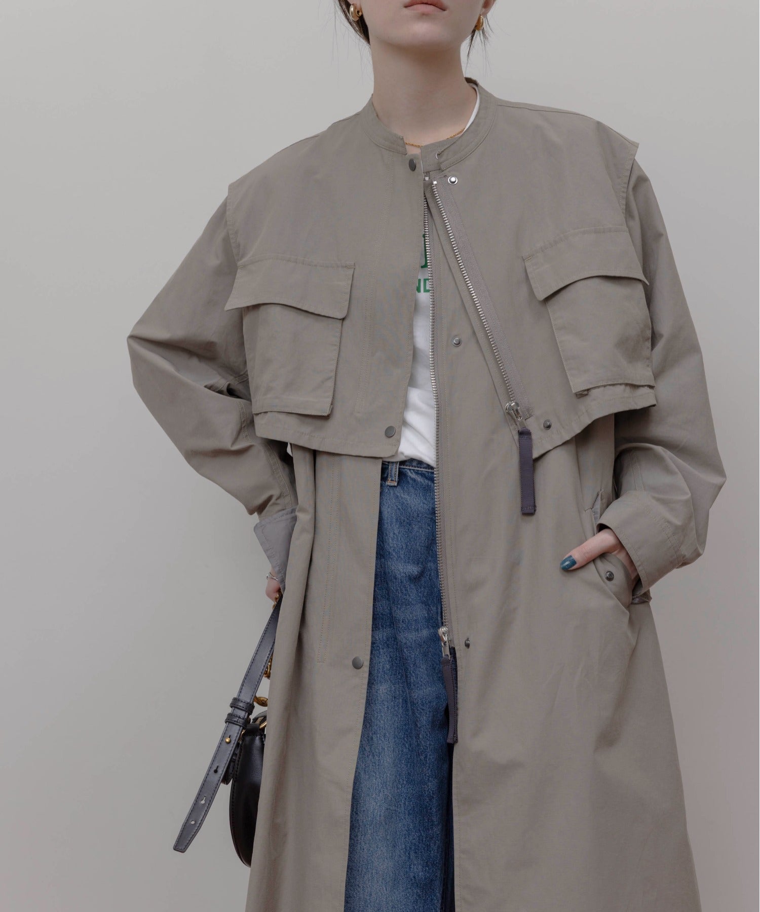 JAPAN BRAND - 2-ways Trench Coat