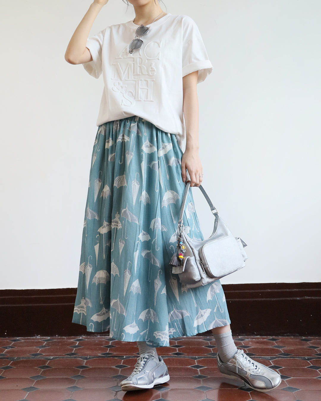 JAPAN BRAND - Umbrella Pattern Skirt (2 color)