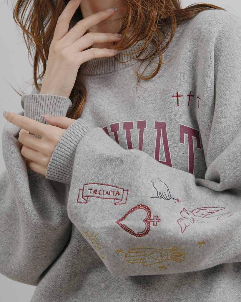 Japan Brand - Embroidery Printed Sweatshirt (2 colors)