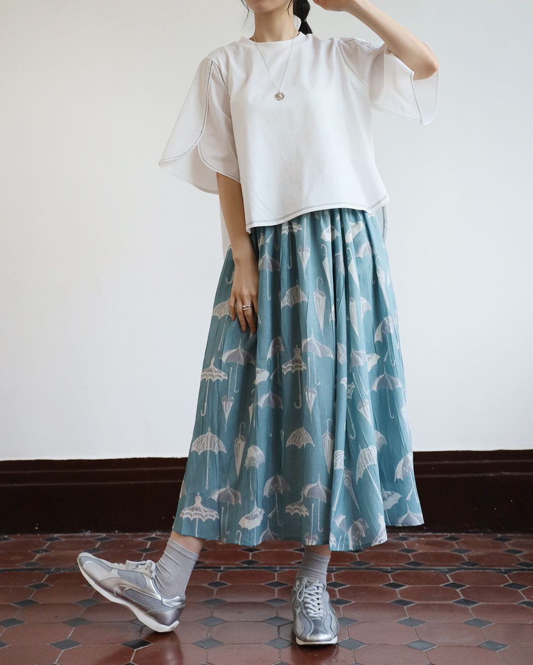 JAPAN BRAND - Umbrella Pattern Skirt (2 color)
