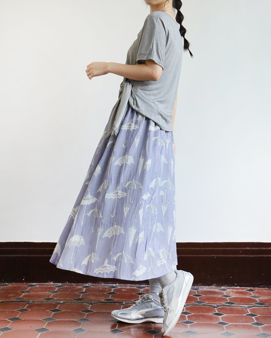 JAPAN BRAND - Umbrella Pattern Skirt (2 color)