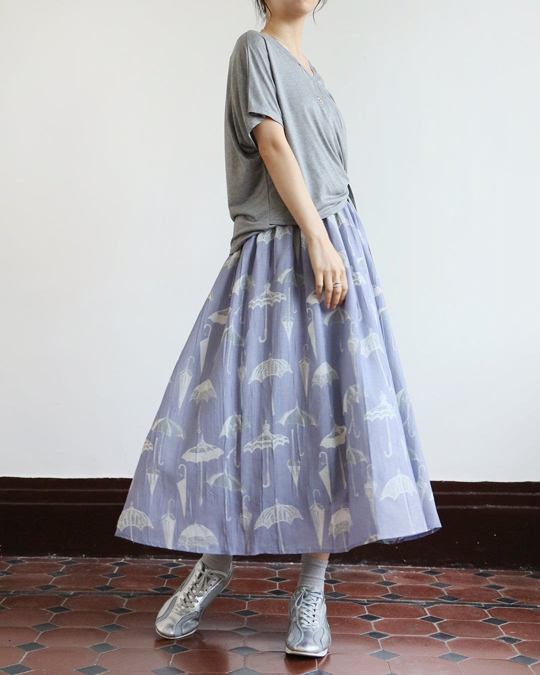 JAPAN BRAND - Umbrella Pattern Skirt (2 color)