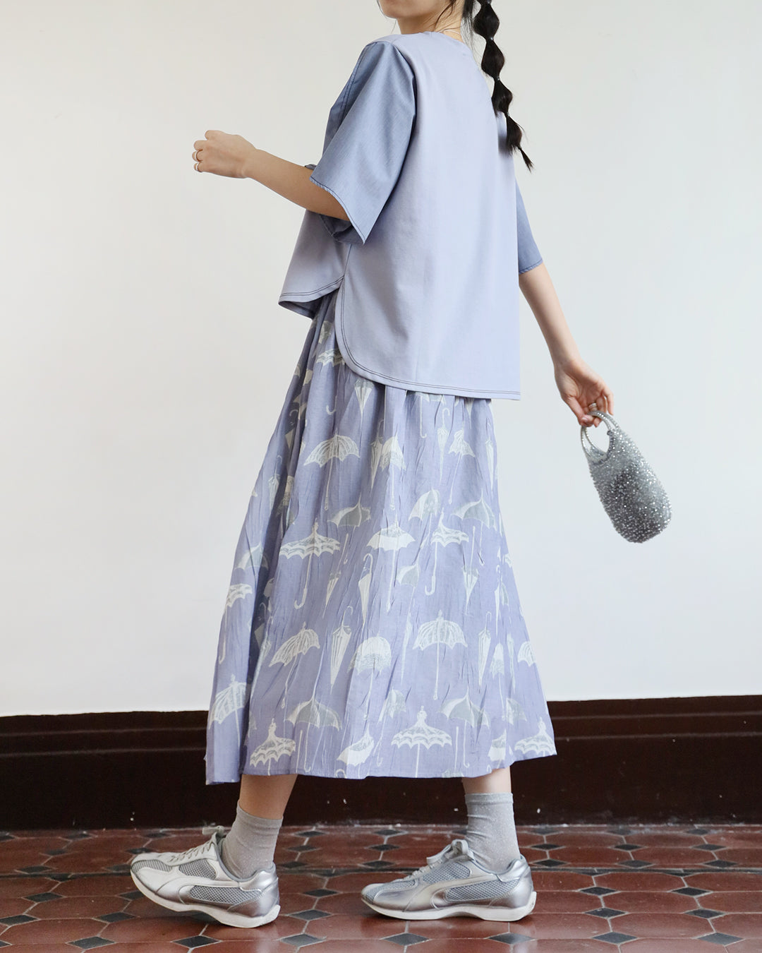 JAPAN BRAND - Umbrella Pattern Skirt (2 color)