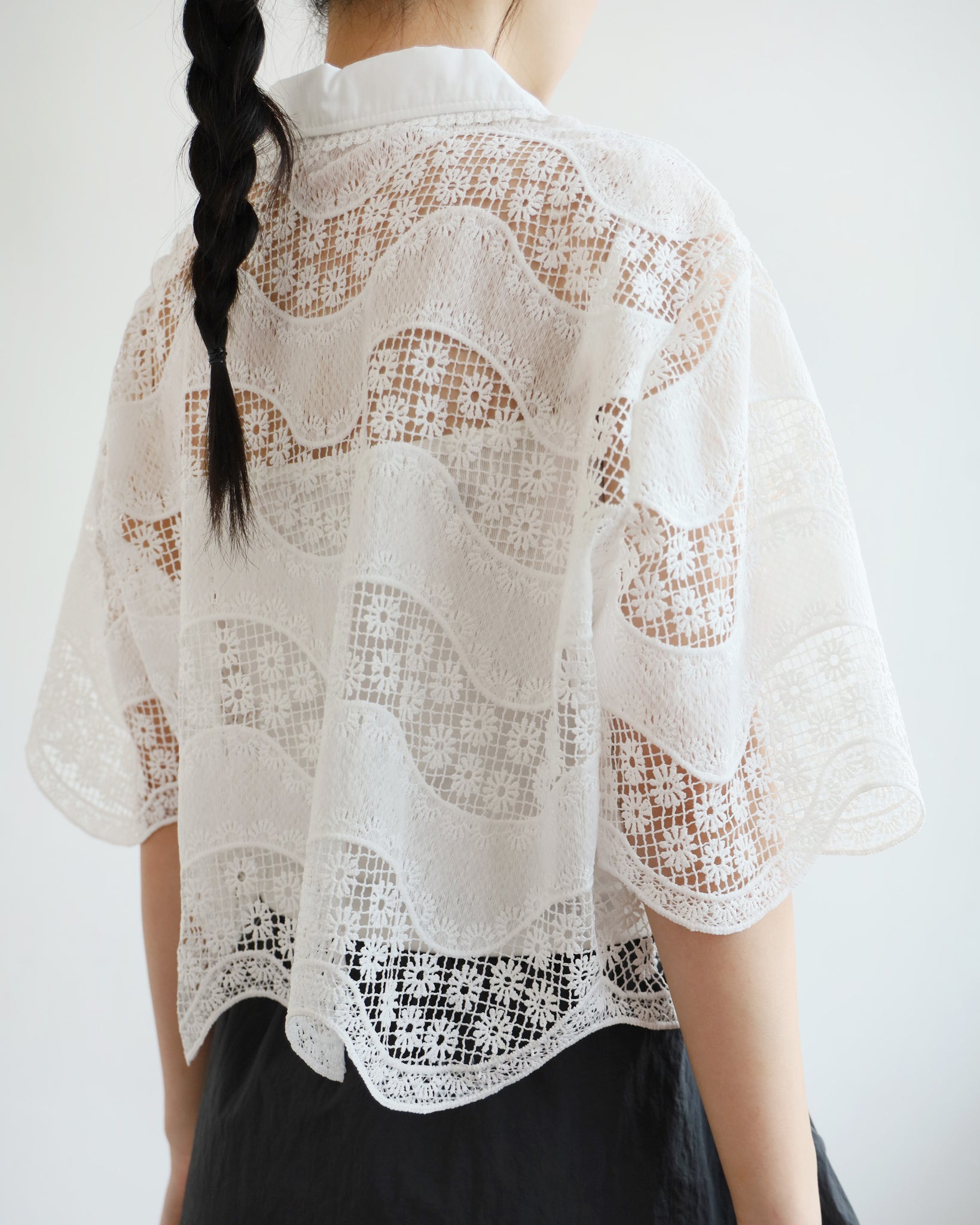 Daisy Crochet Shirt (2 colors)