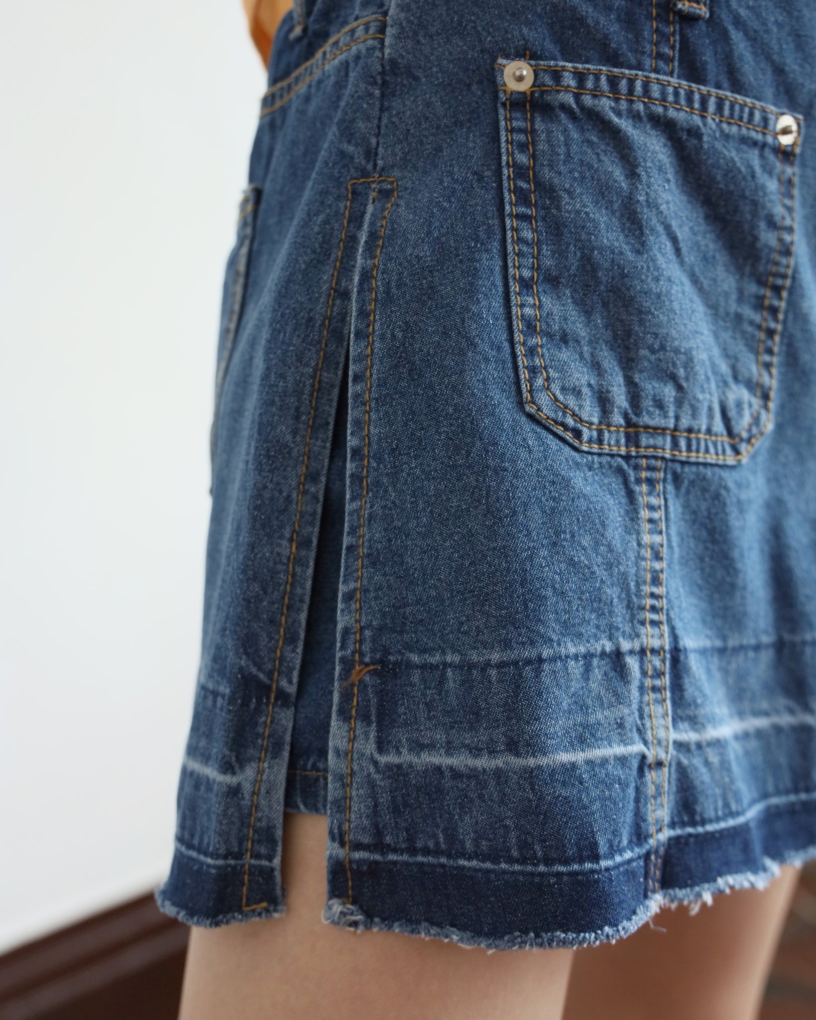 *Front Pockets Denim Skorts (Size S-L)