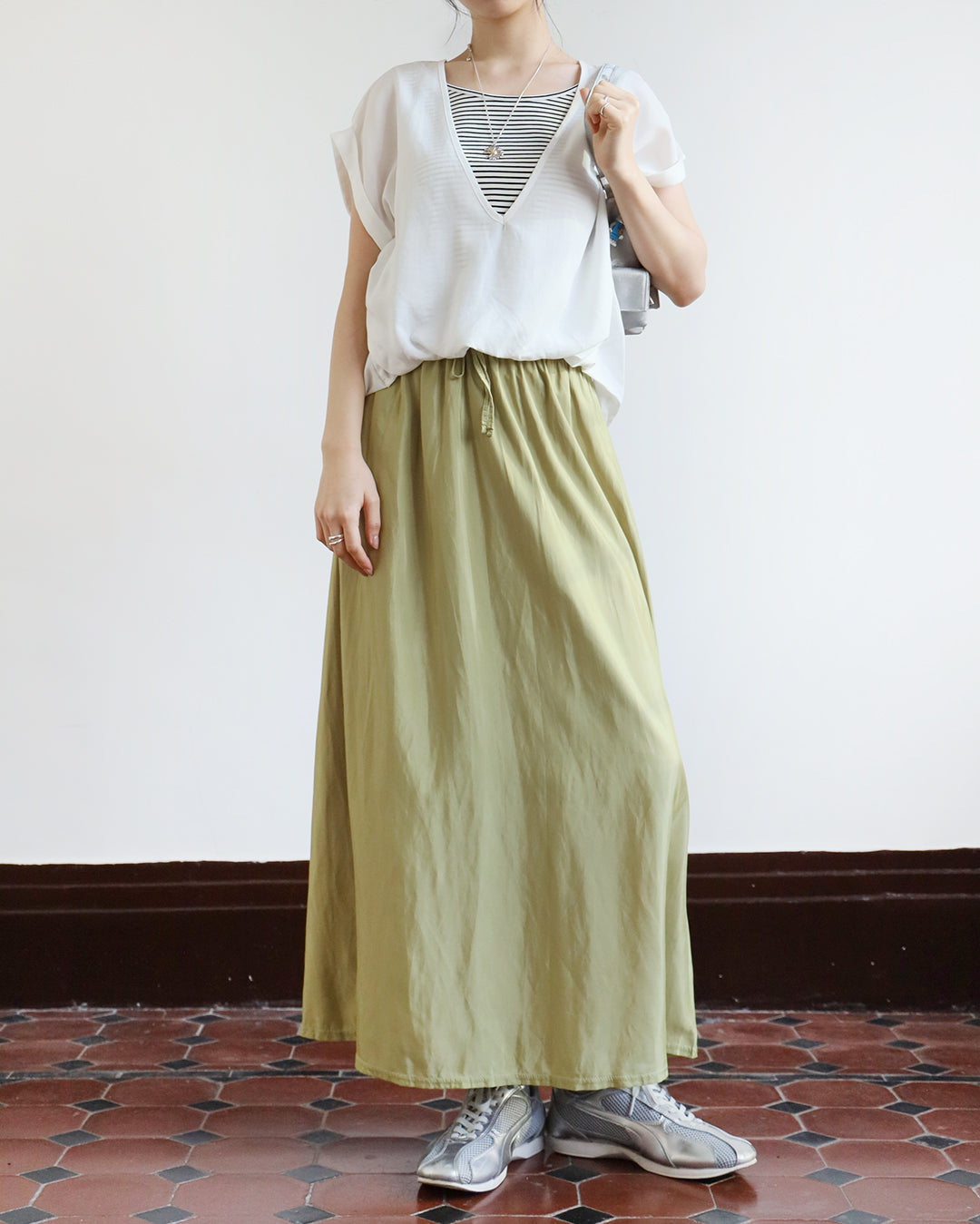 Silky Maxi Skirt