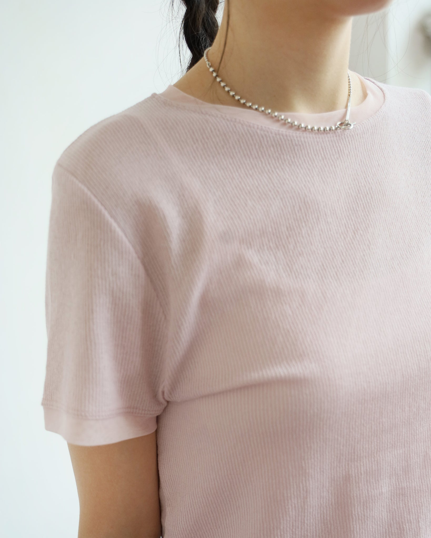 Mesh Trimmed Top (5 colors)