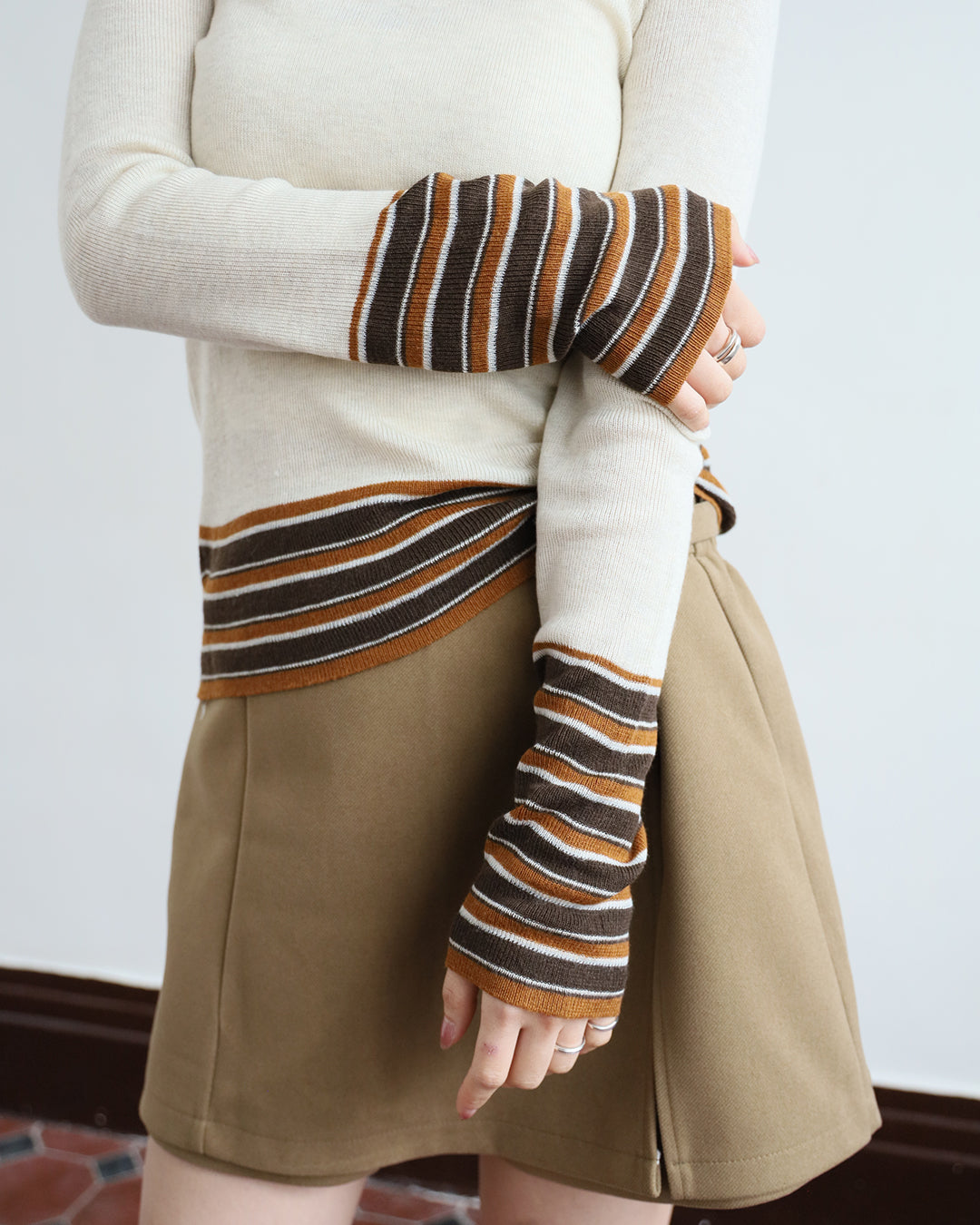 Striped Hem Top (5 colors)