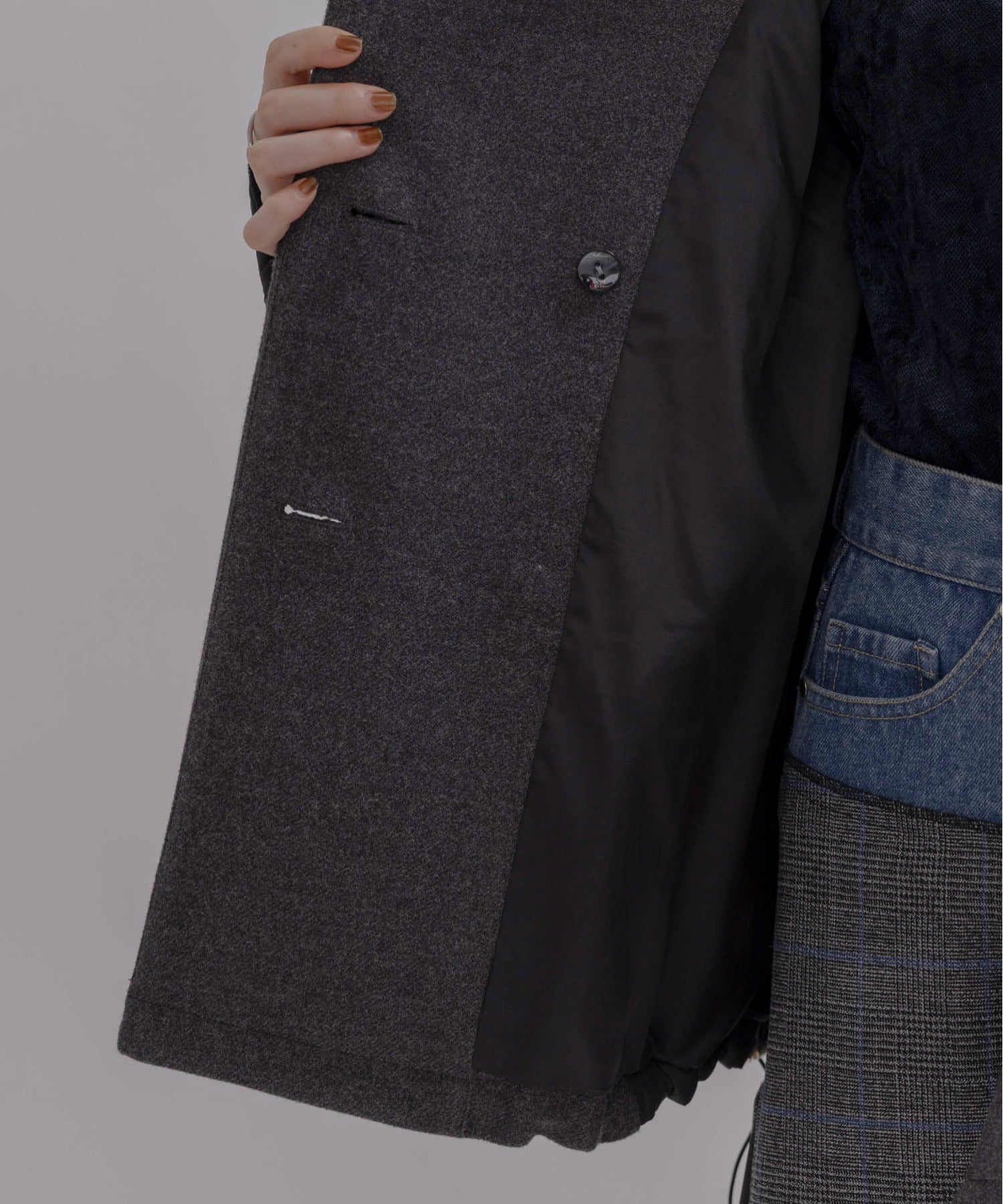 Japan Brand - Mix Fabric Quilted Jacket