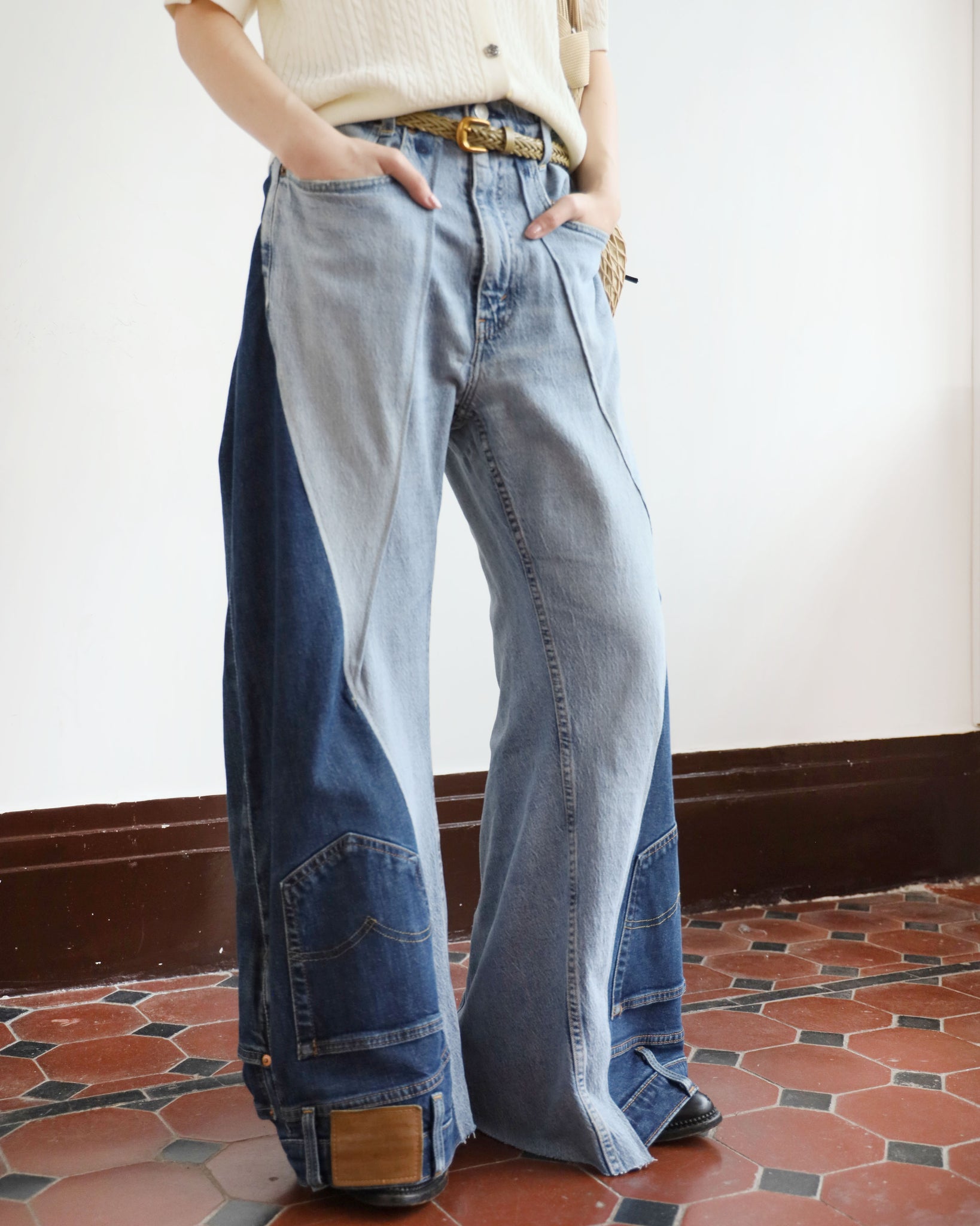 Upcycle 2-Tone Reverse Jenas (Pre-order)