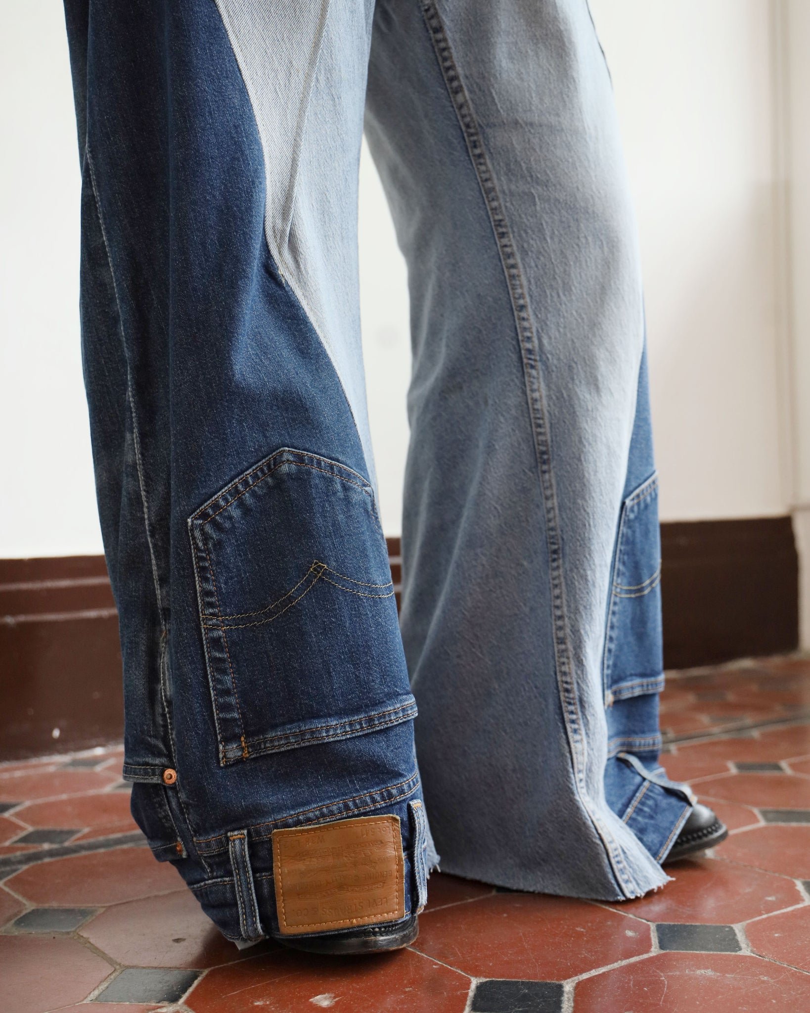 Upcycle 2-Tone Reverse Jenas (Pre-order)