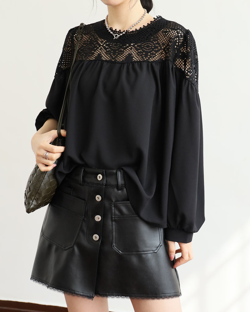 Faux Leather Pockets Shorts (2 colors | Size S-L)