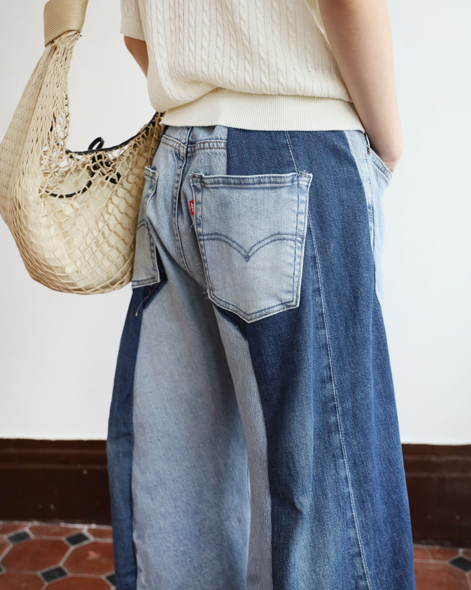 Upcycle 2-Tone Reverse Jenas (Pre-order)