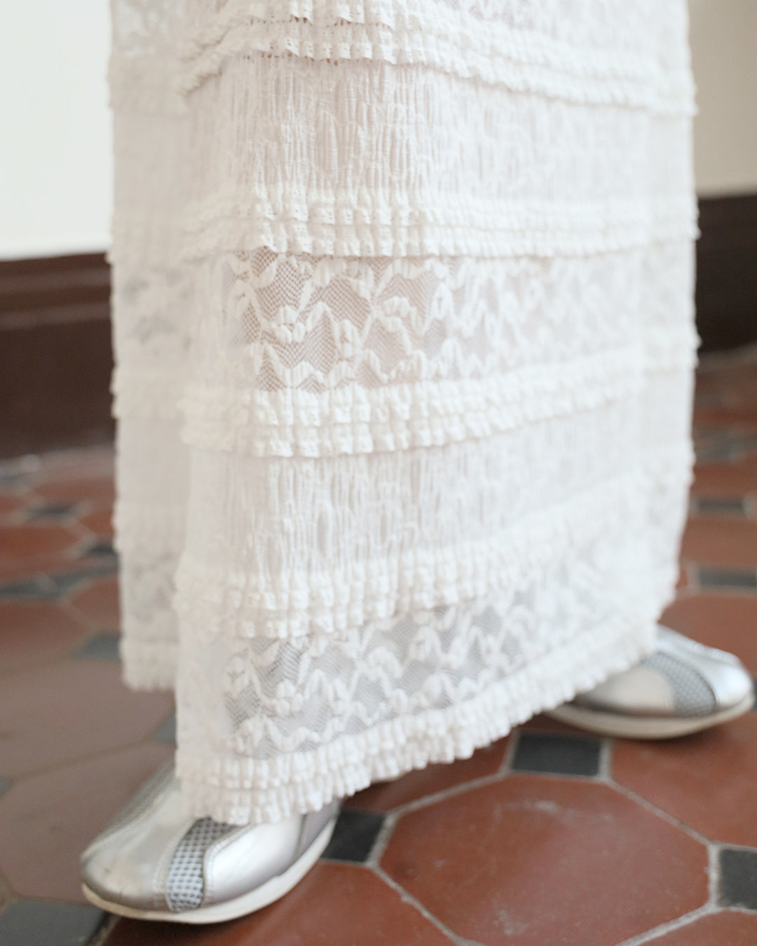Lace Trimmed Skirt