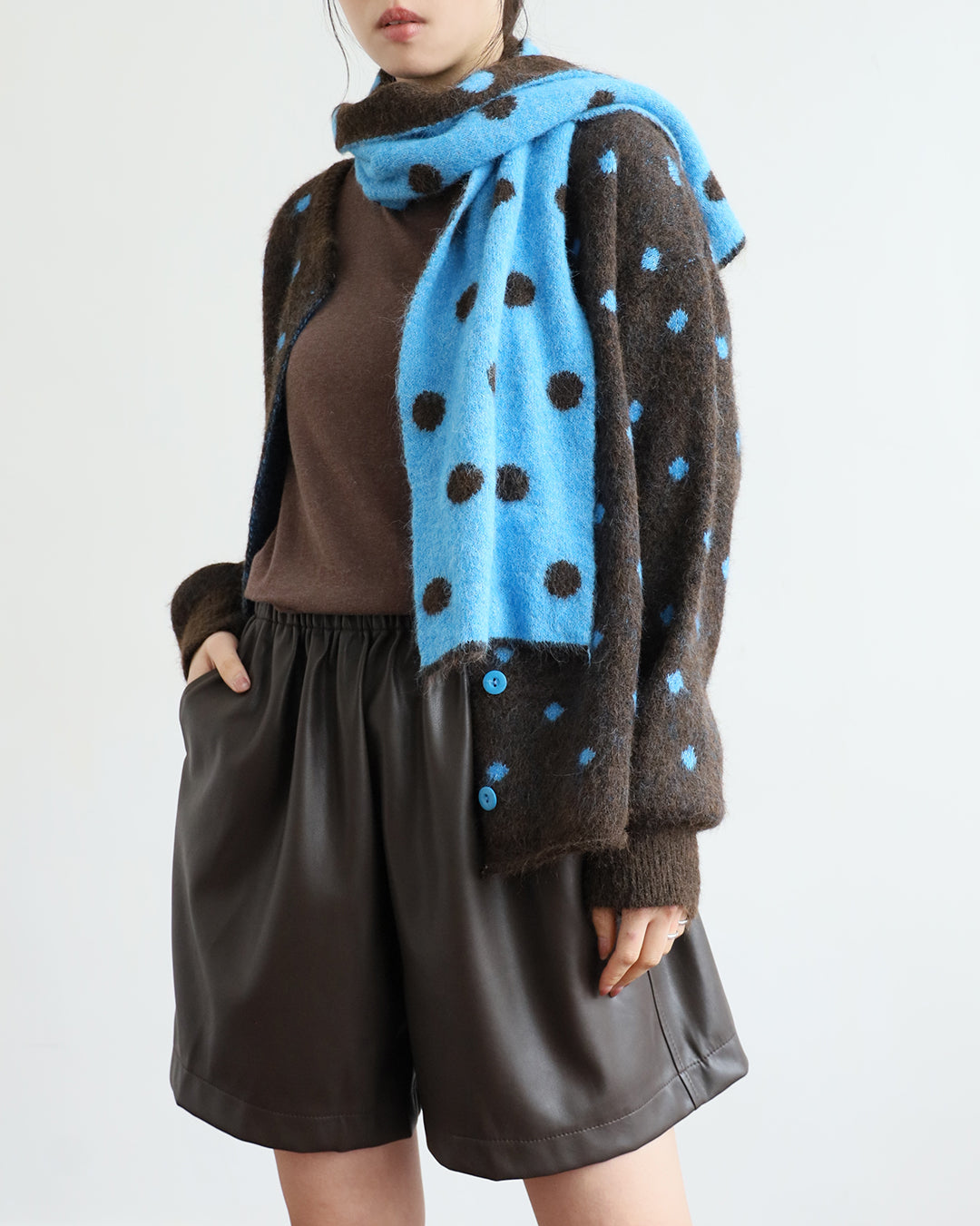 Faux Leather Shorts (2 color)