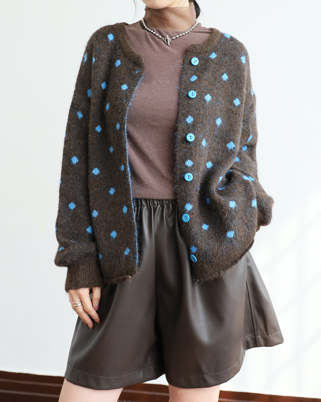 Faux Leather Shorts (2 color)