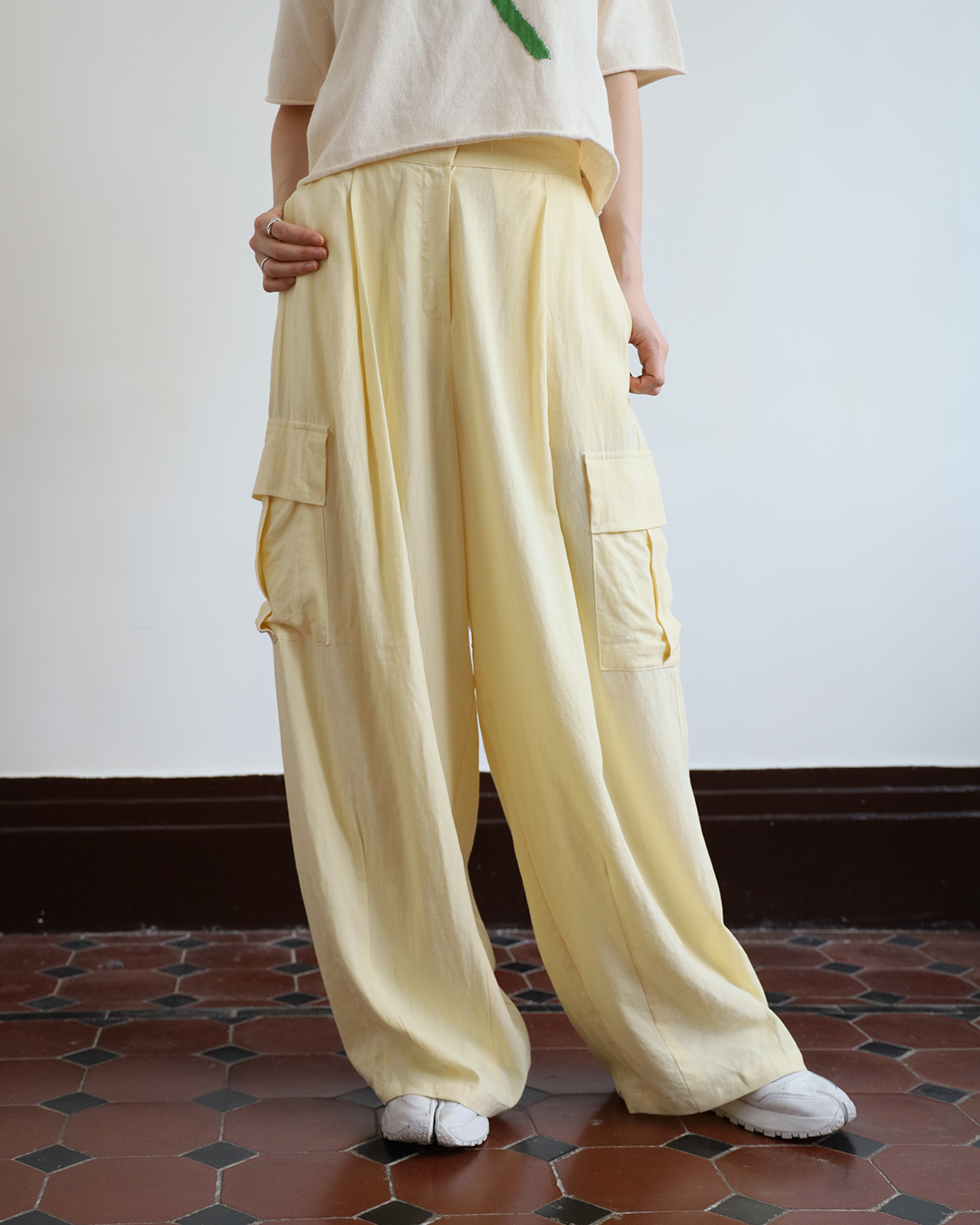 Relaxed Side Pocket Pants