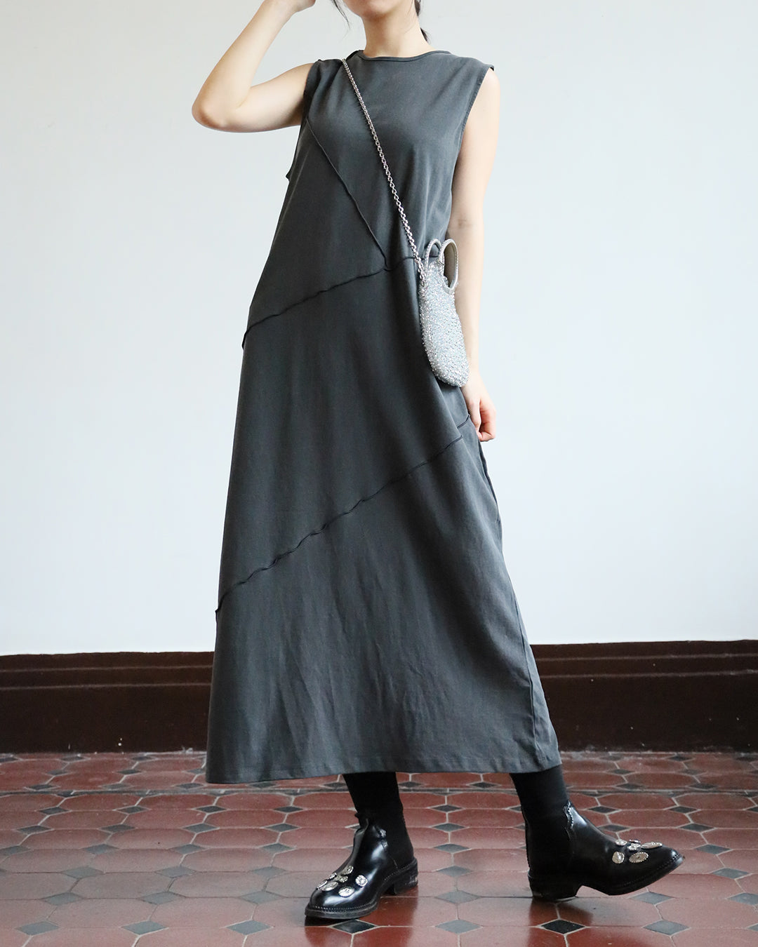 Seamed Details Dress