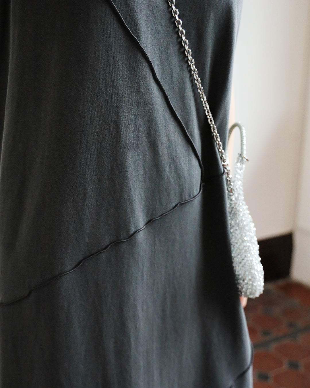 Seamed Details Dress