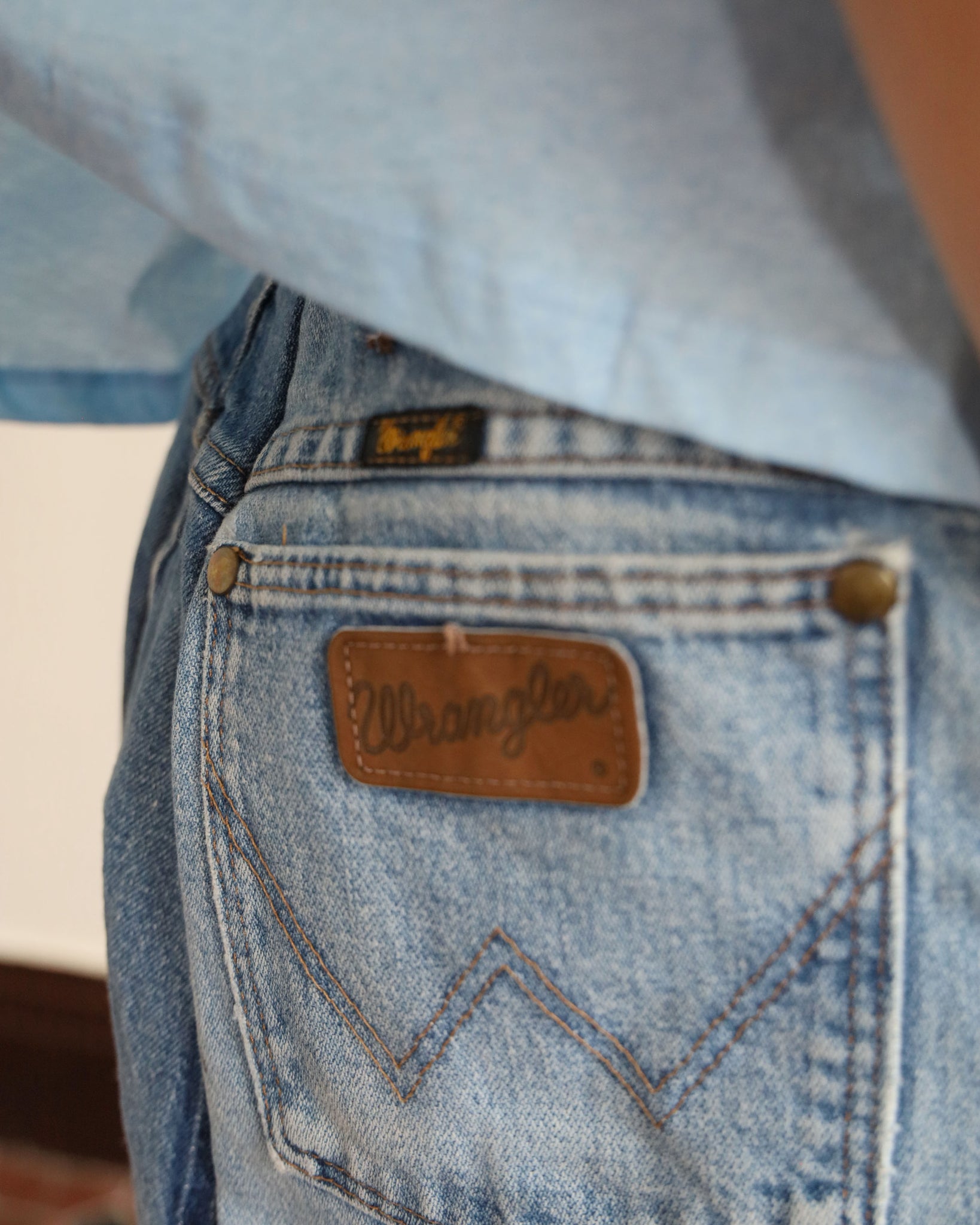Upcycle Patchwork Denim Shorts (waist 30")