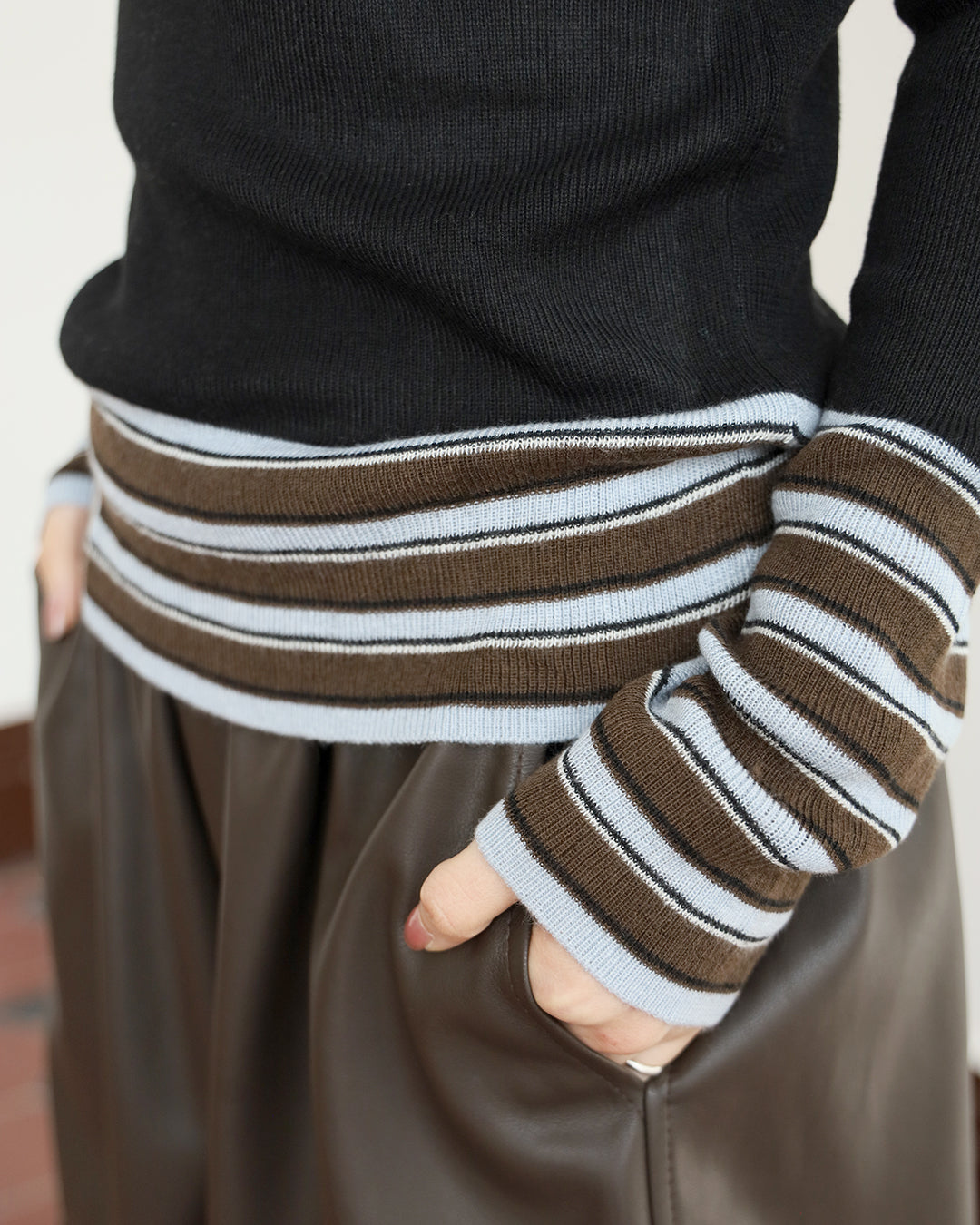 Striped Hem Top (5 colors)