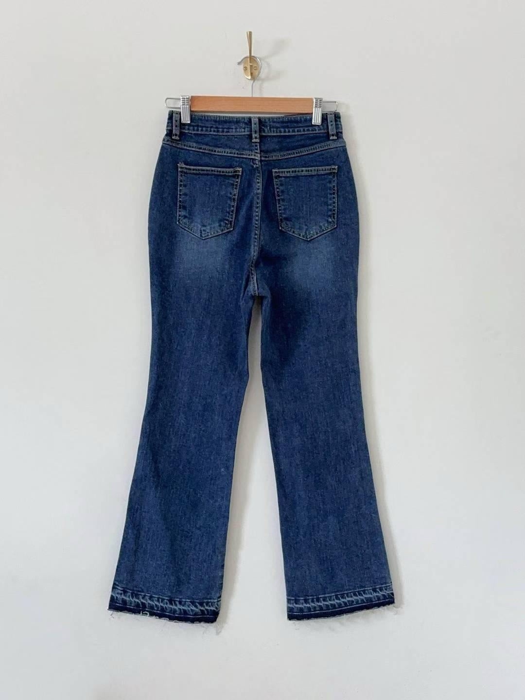Front Split Flared Jeans (Size L)