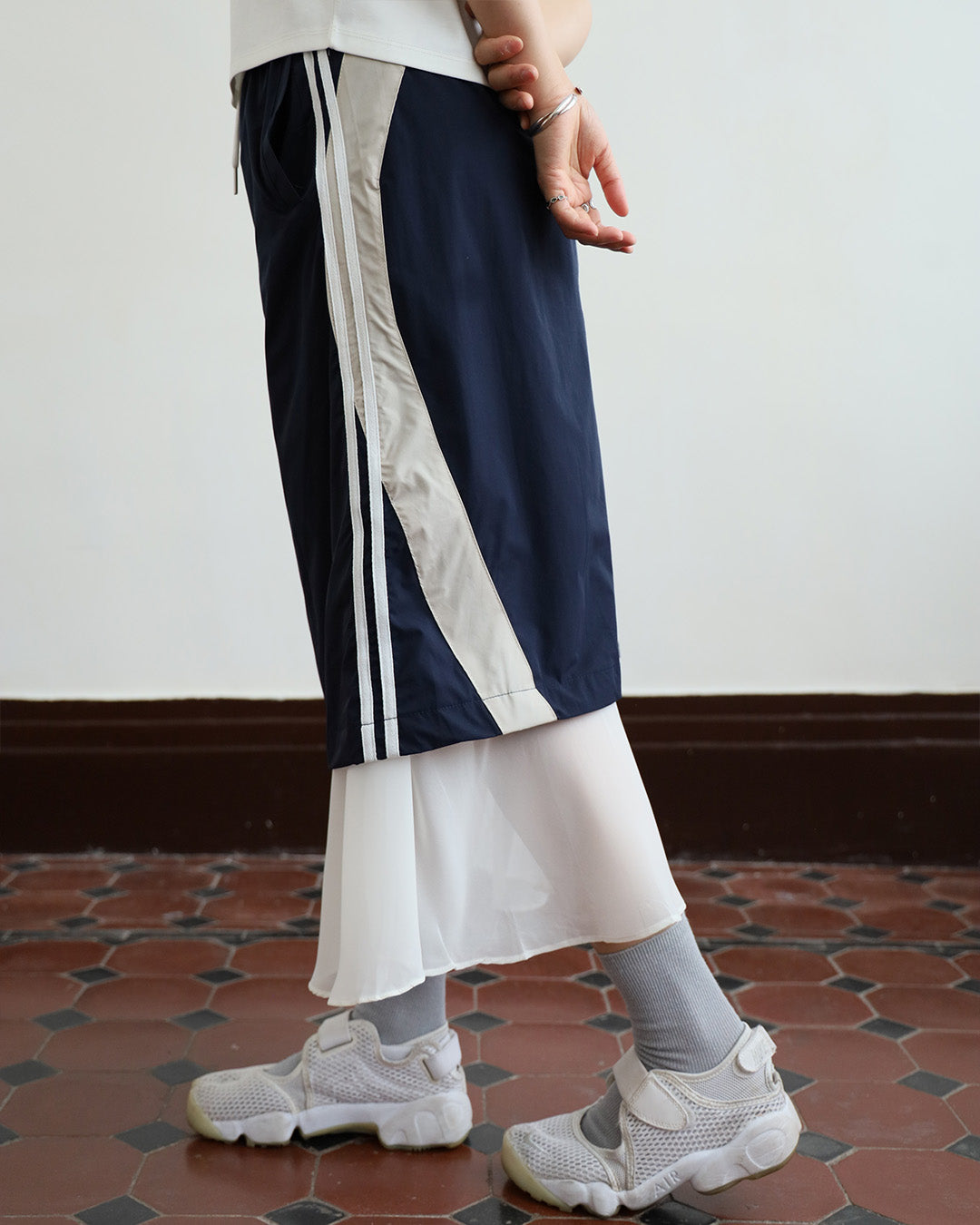 Side Striped Vest + Skirt (Set) | (2 Colors)