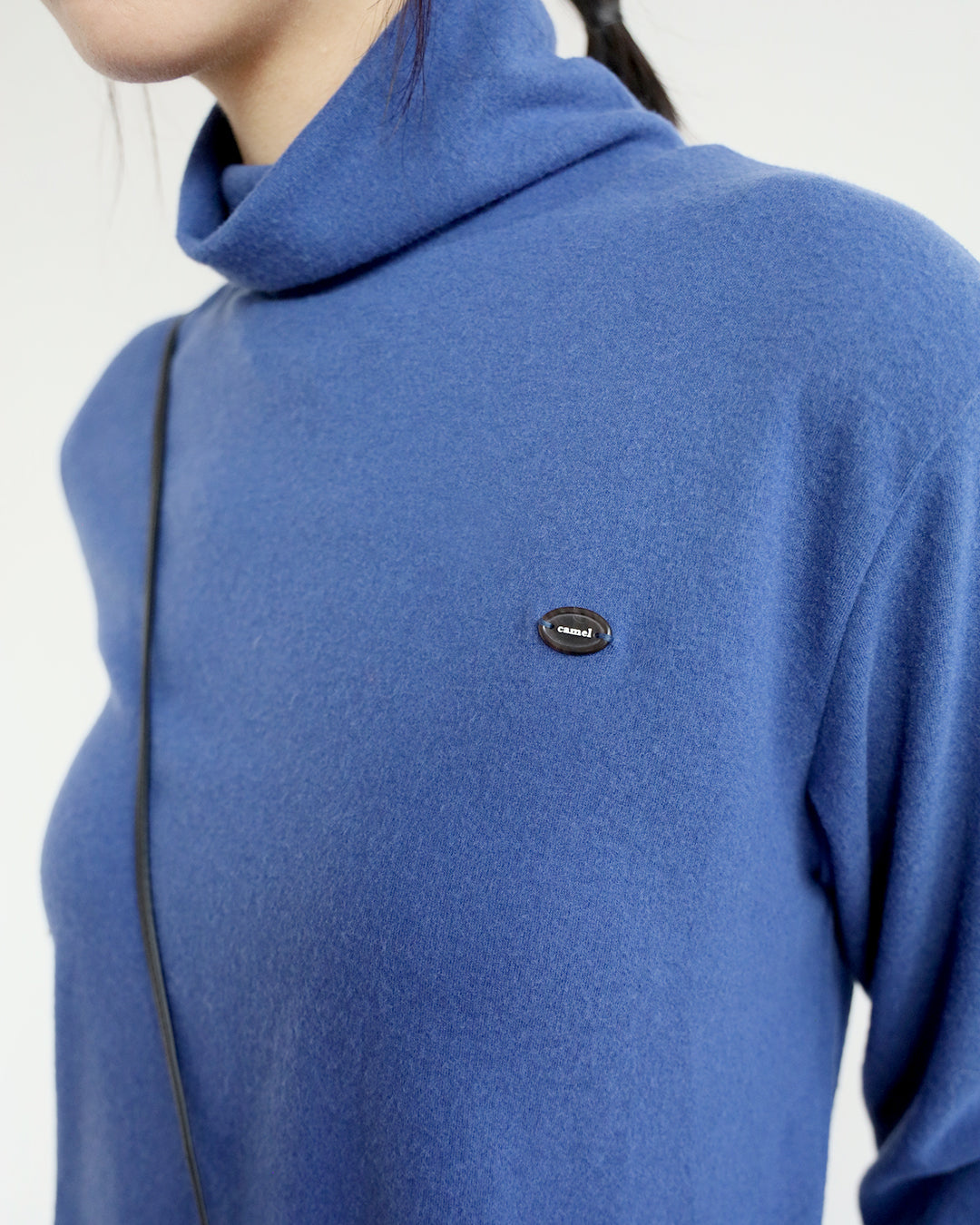 Relaxed Fit Turtle Neck Top