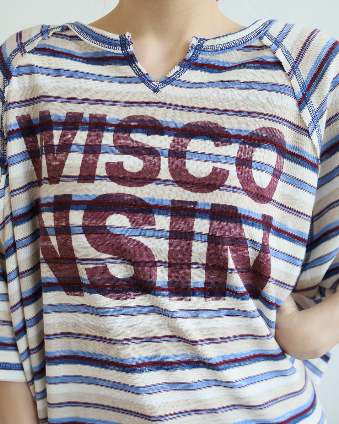 Japan Brand-Relaxed Striped Top