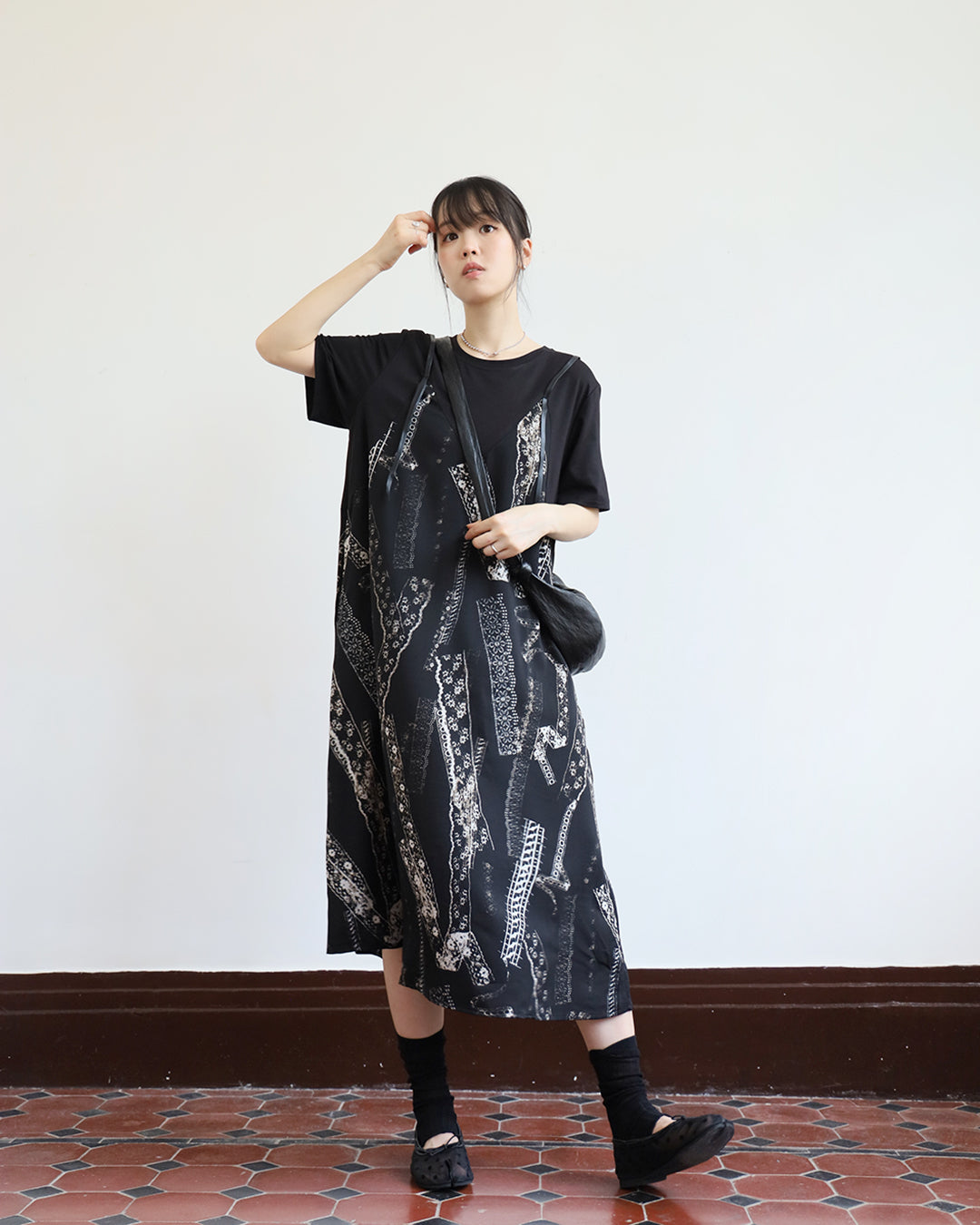 2 in 1 Pattern Dress