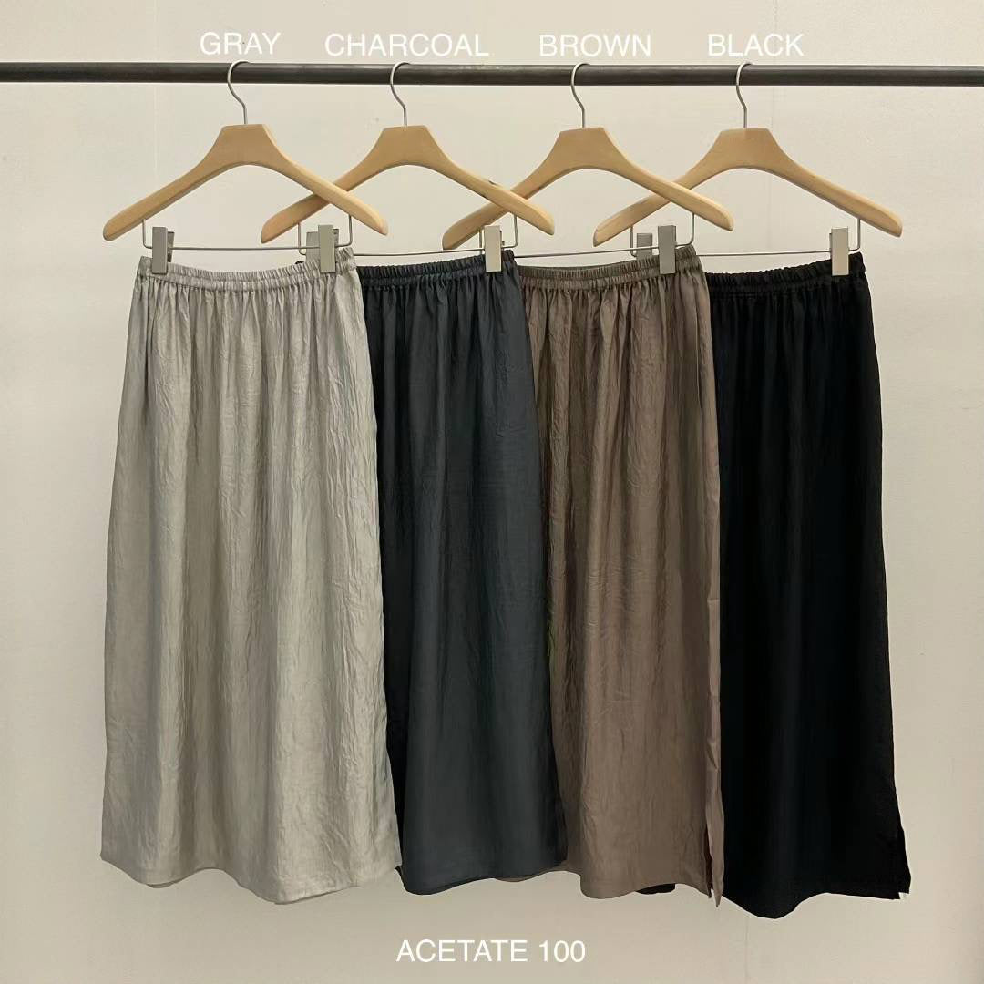Silky Pencil Skirt